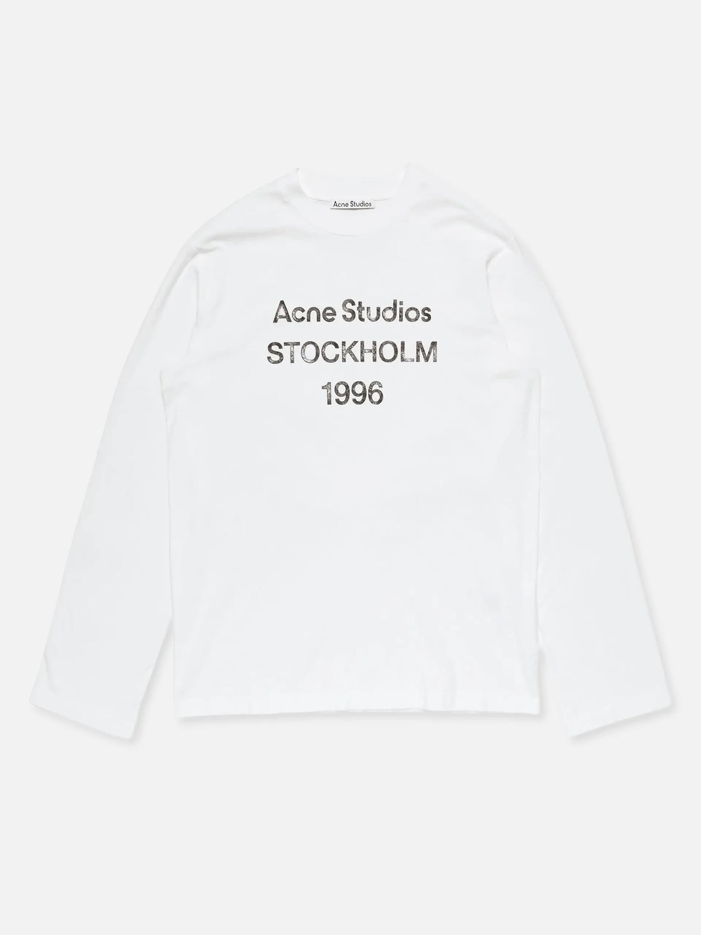 ACNE STUDIOS - Longsleeve-T-Shirt mit 1996 Logo