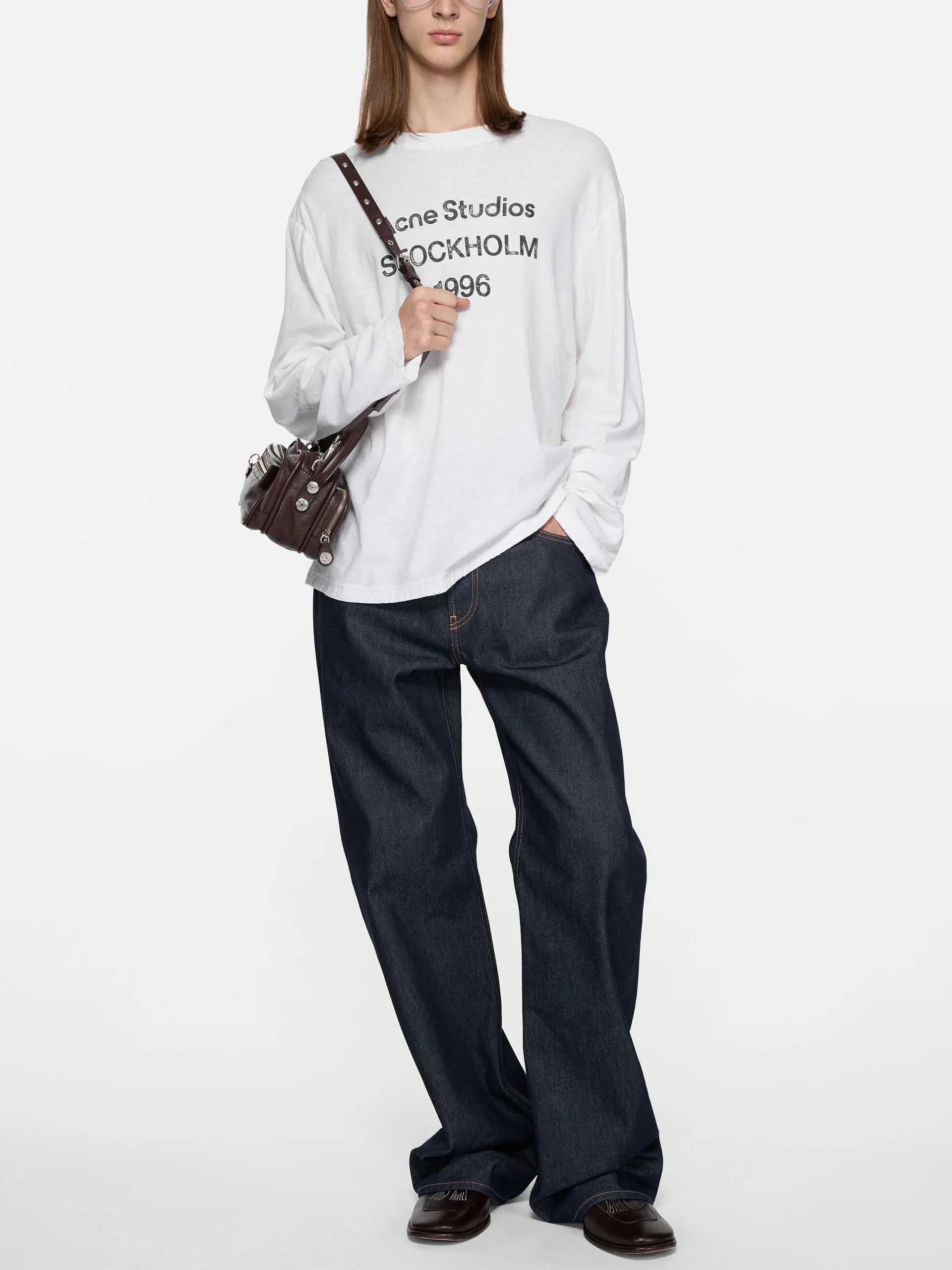 ACNE STUDIOS - Longsleeve-T-Shirt mit 1996 Logo