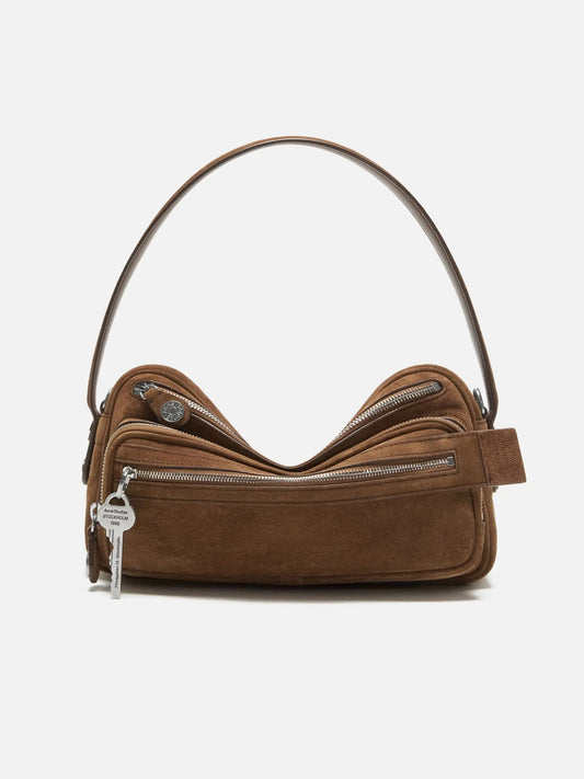 ACNE STUDIOS - Schultertasche Camero Party aus Veloursleder