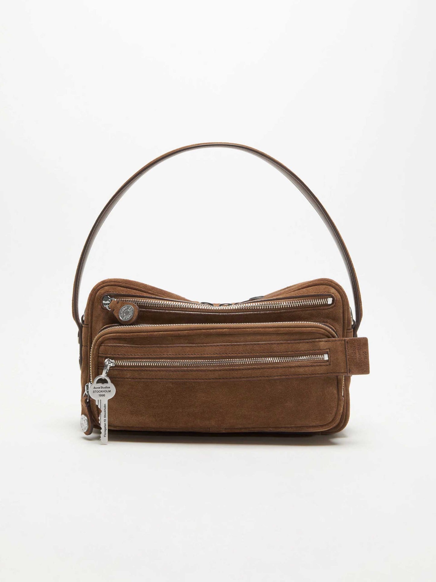 ACNE STUDIOS - Schultertasche Camero Party aus Veloursleder