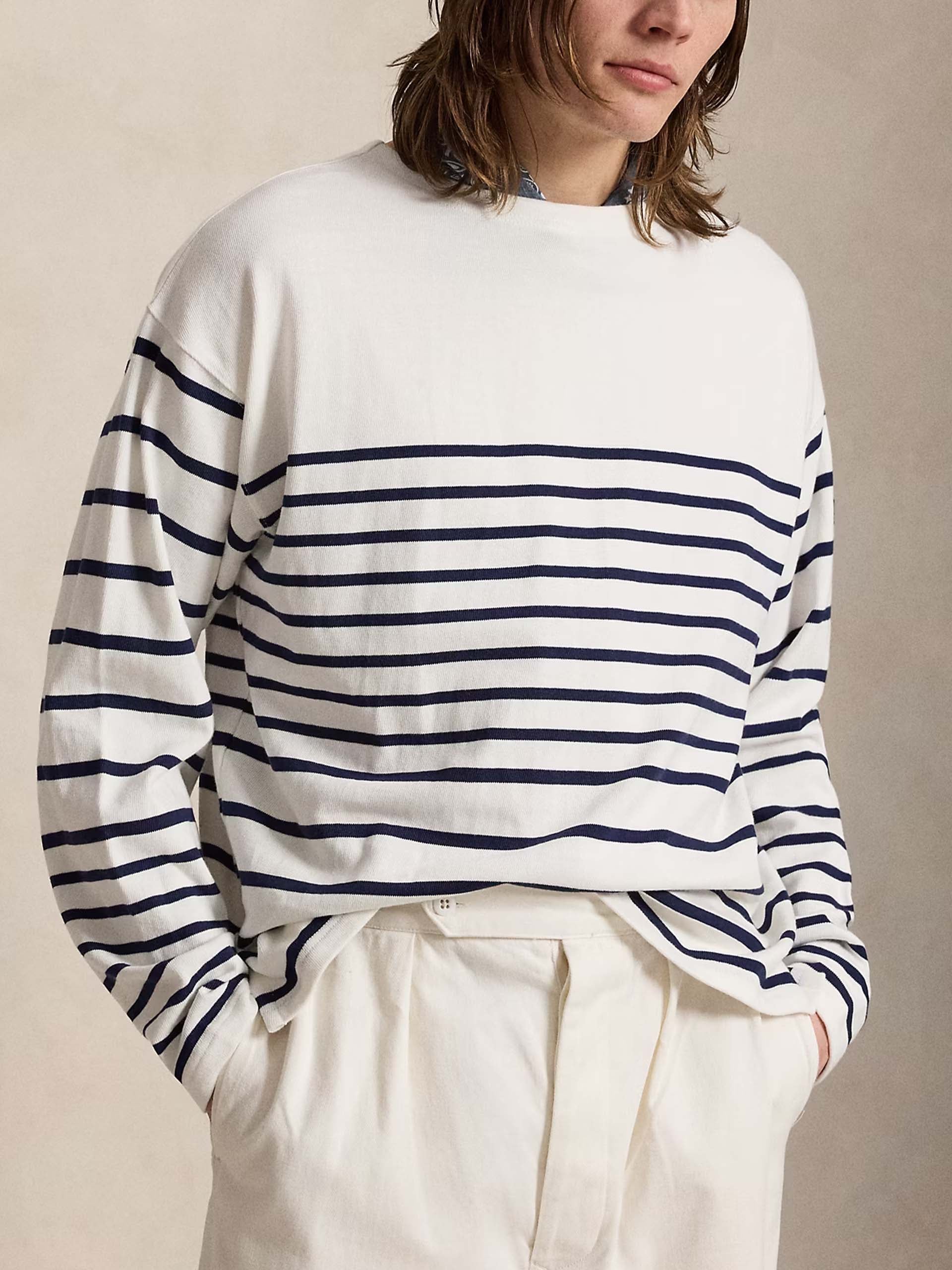 POLO RALPH LAUREN - Gestreiftes Longsleeve-Sweatshirt für Herren