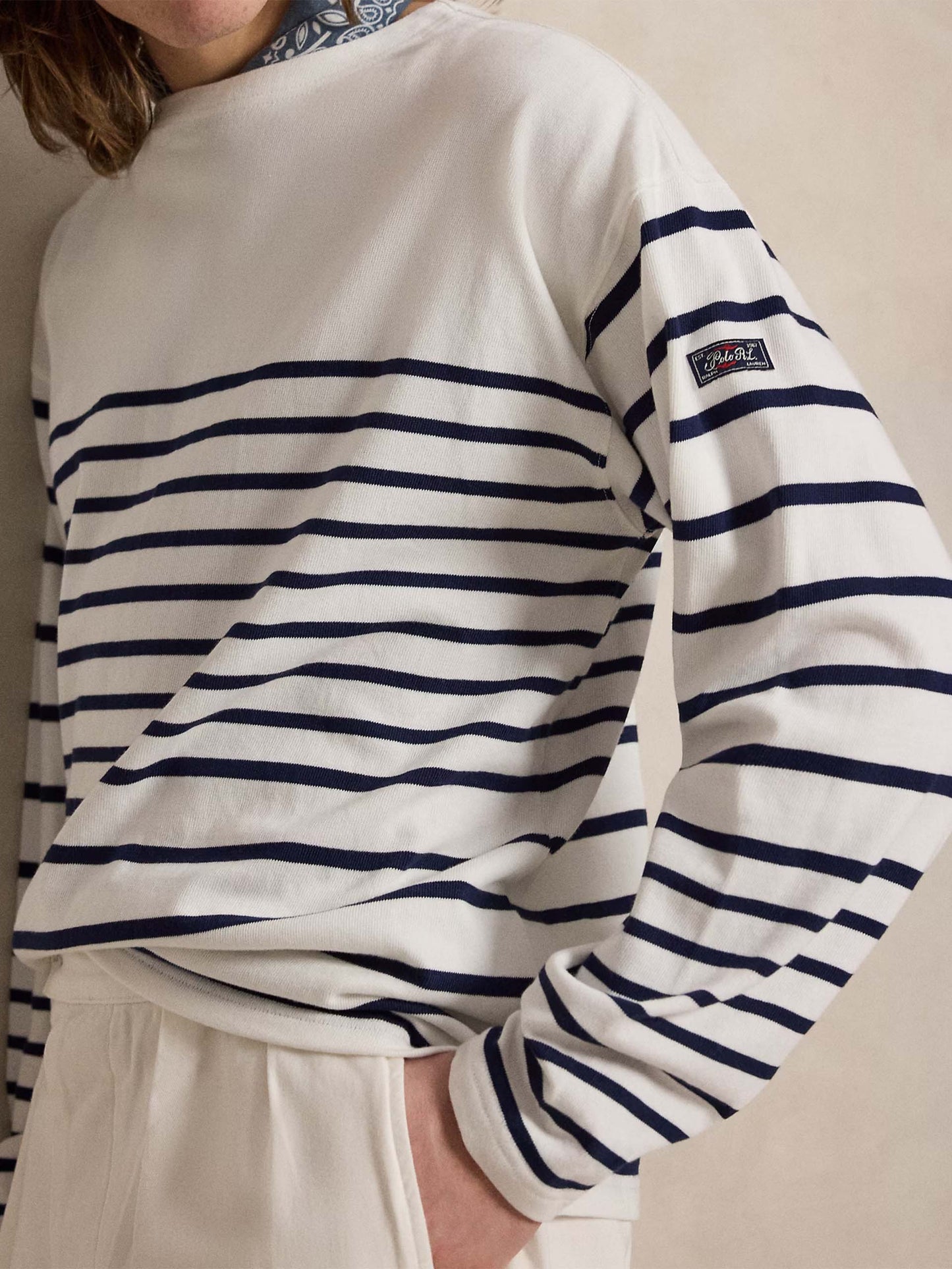 POLO RALPH LAUREN - Gestreiftes Longsleeve-Sweatshirt für Herren