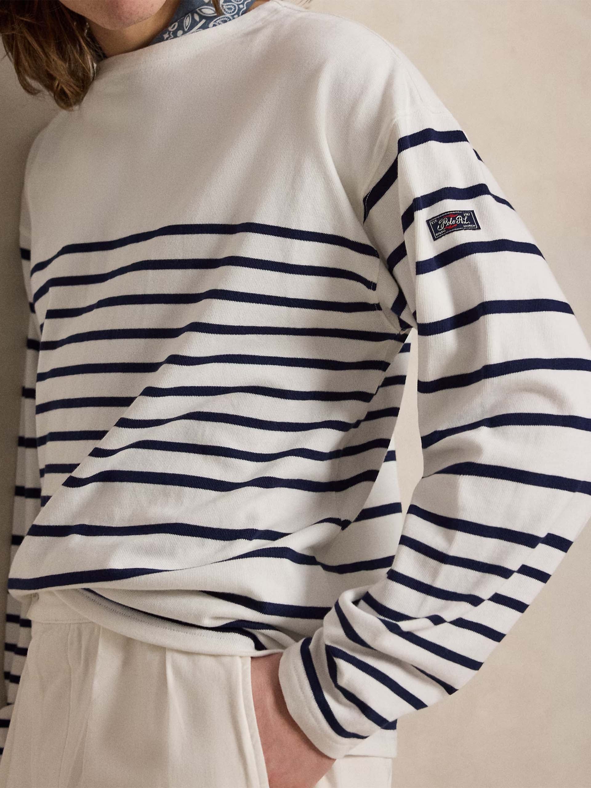 POLO RALPH LAUREN - Gestreiftes Longsleeve-Sweatshirt für Herren