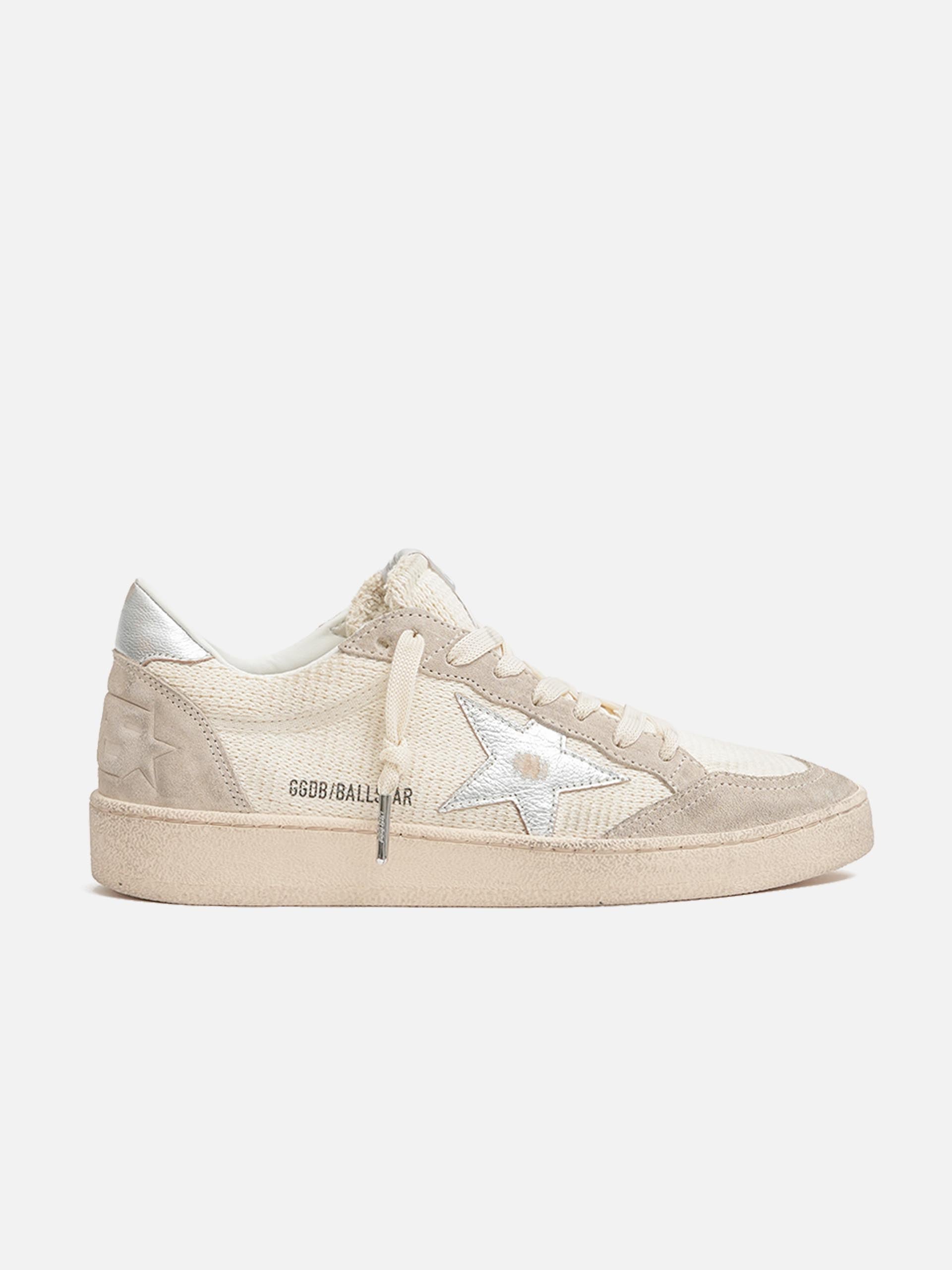 GOLDEN GOOSE - Sneakers Ball Star mit Häkel-Mesh für Damen