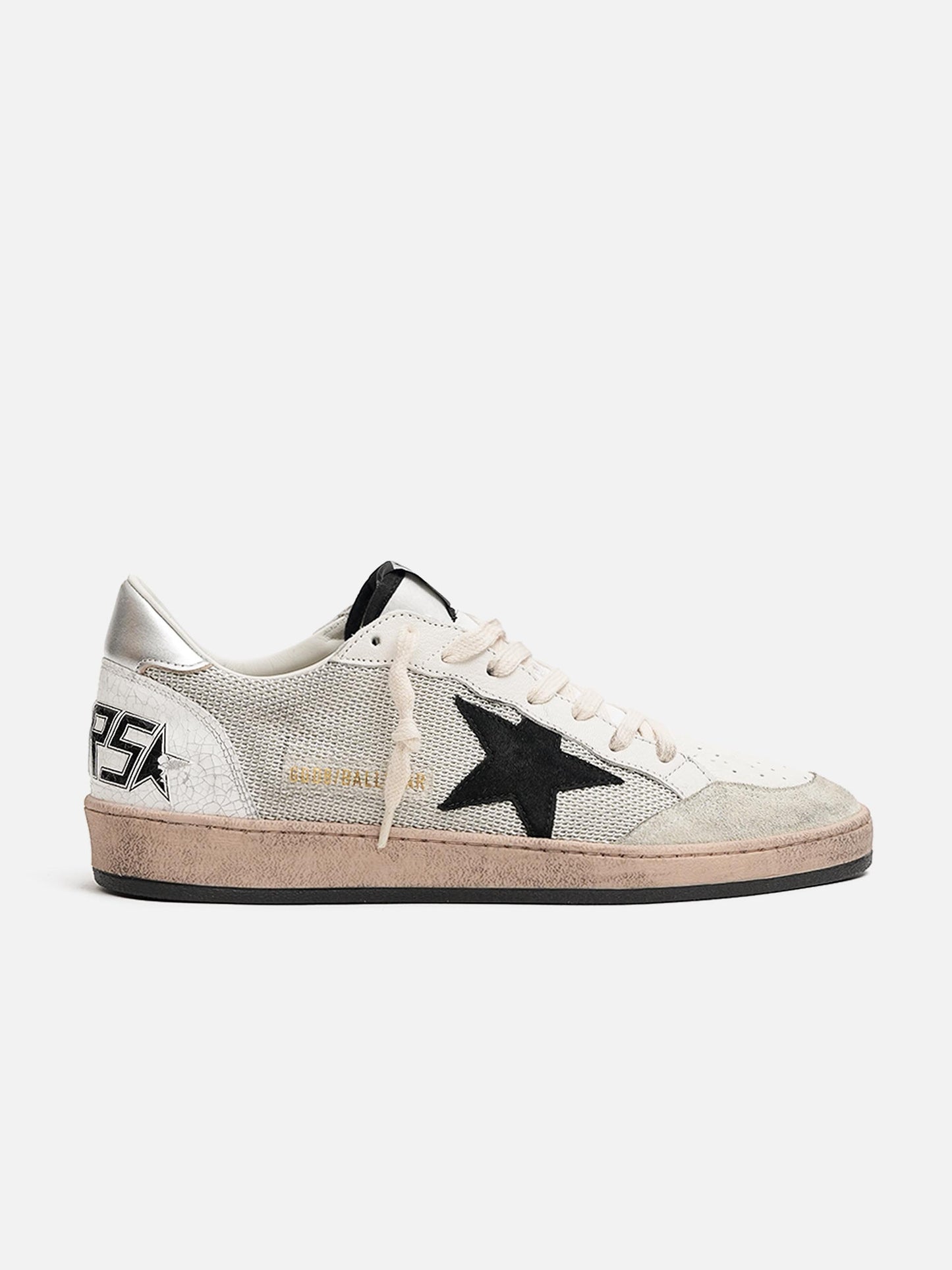 GOLDEN GOOSE - Sneakers Ball Star aus Leder und Mesh für Herren