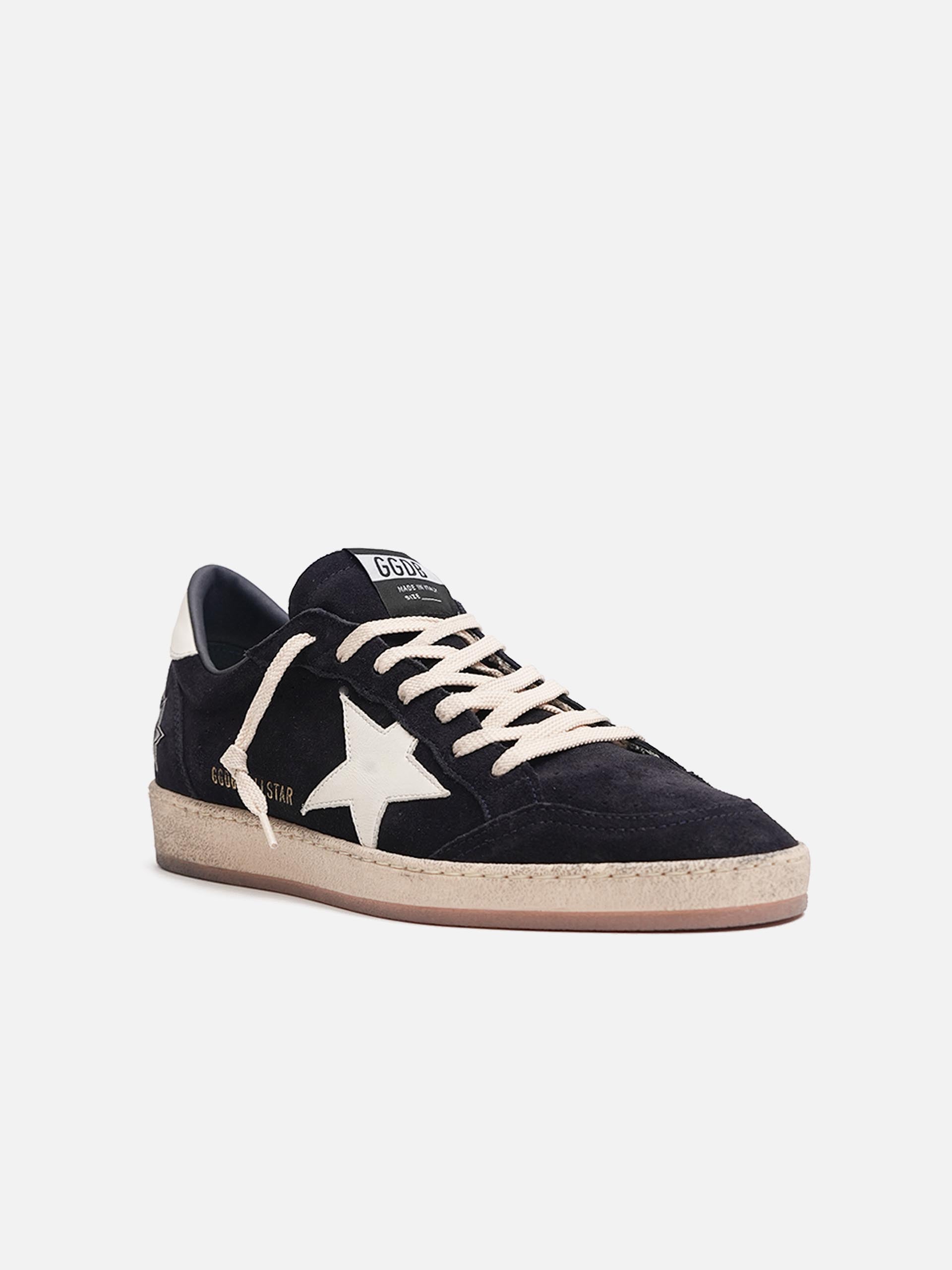 GOLDEN GOOSE - Sneakers Ball Star aus Veloursleder für Herren