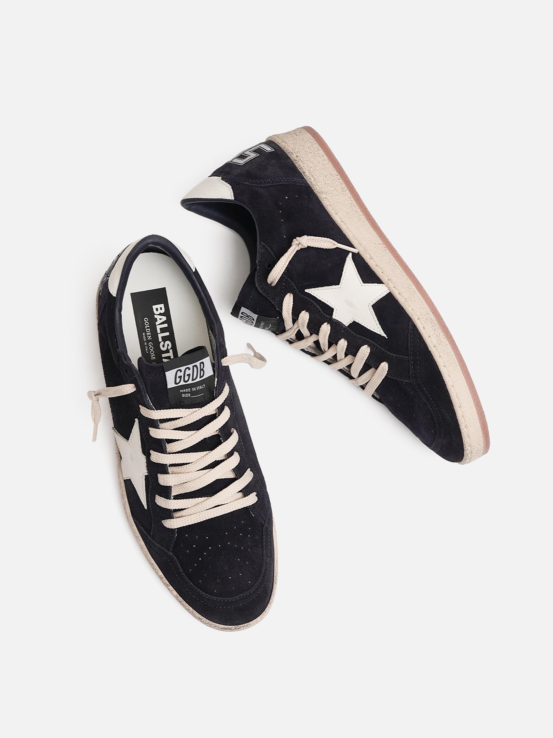 GOLDEN GOOSE - Sneakers Ball Star aus Veloursleder für Herren