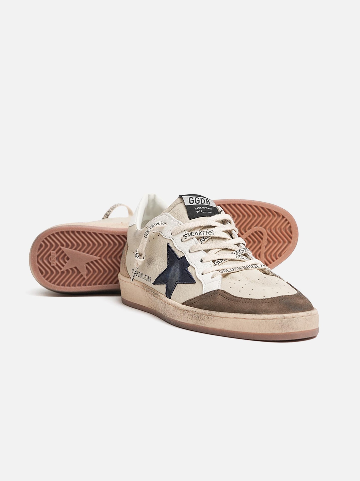 GOLDEN GOOSE - Sneakers Ball Star aus Leder für Herren