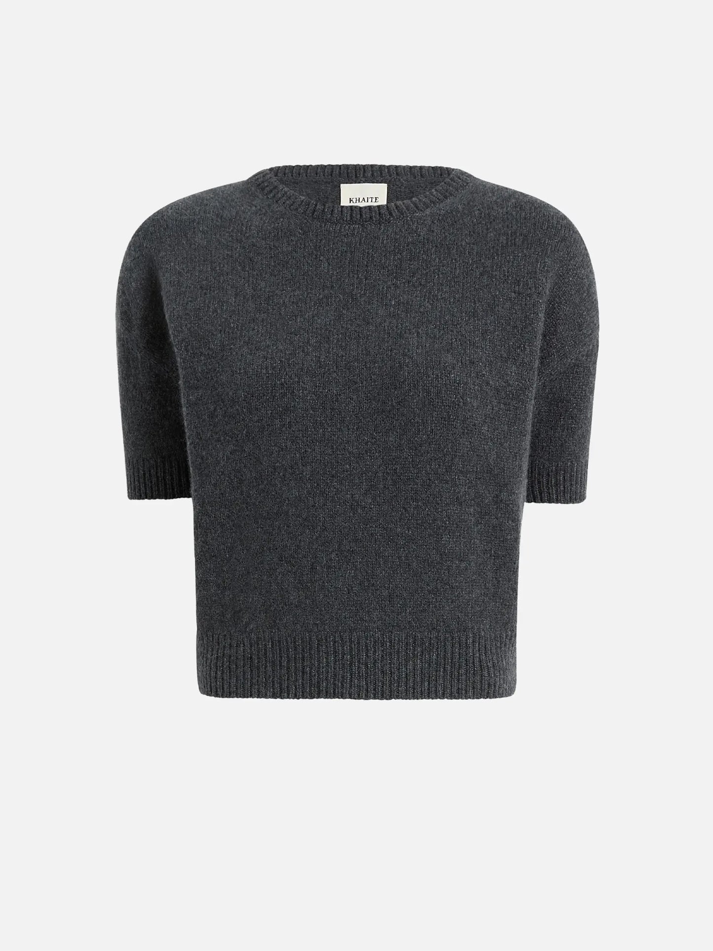 KHAITE - Kurzarm-Pullover Golden aus Kaschmir für Damen