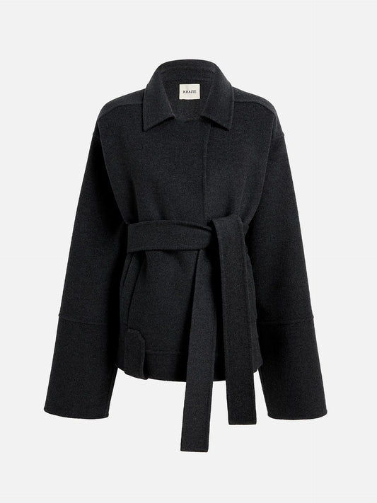 KHAITE - Jacke Alder aus Wolle mit Taillengürtel für Damen