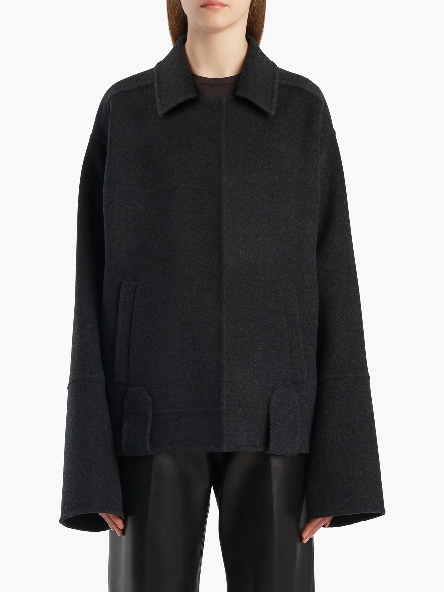 KHAITE - Jacke Alder aus Wolle mit Taillengürtel für Damen