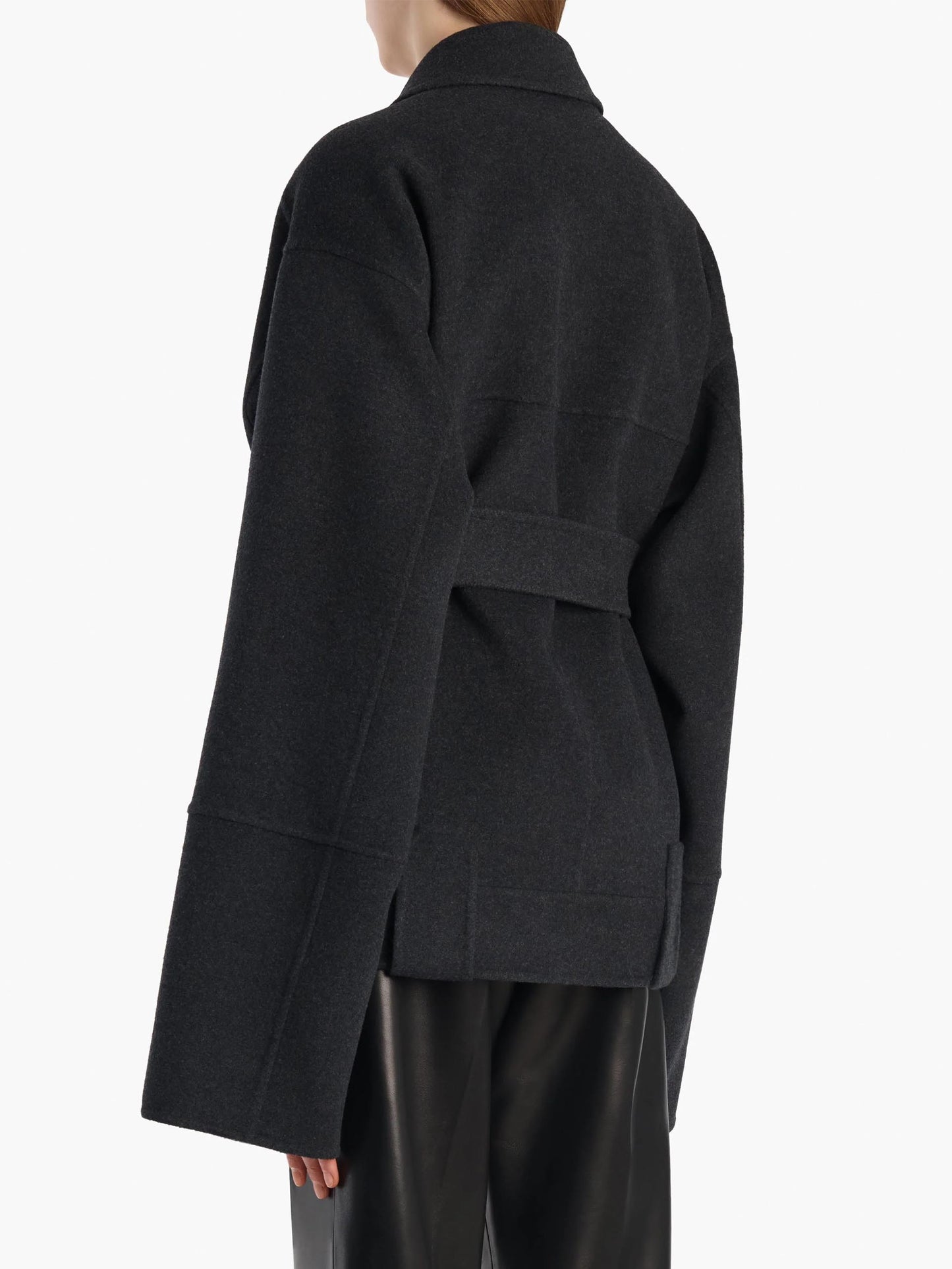 KHAITE - Jacke Alder aus Wolle mit Taillengürtel für Damen