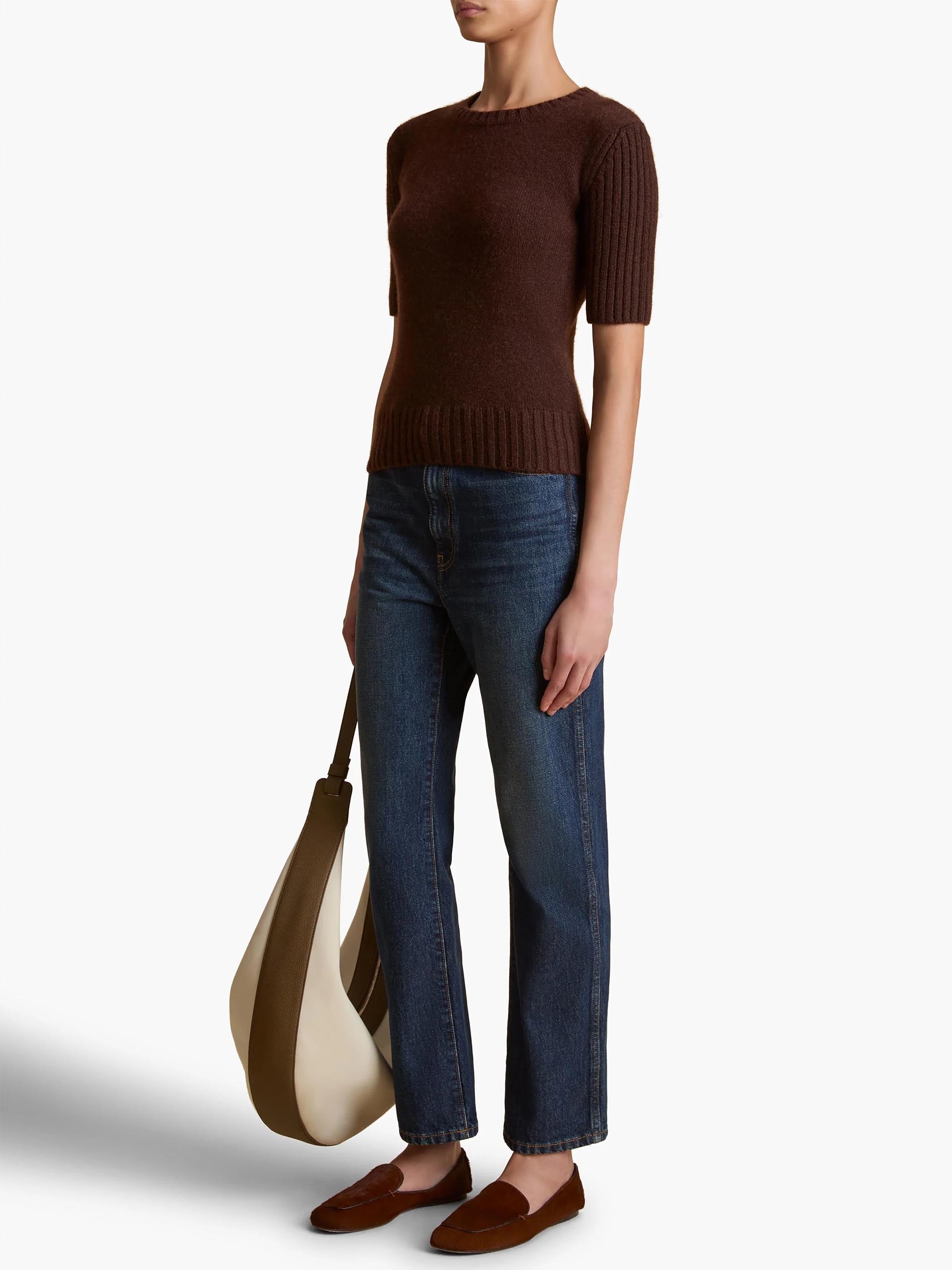 KHAITE - High-Rise Straight Jeans Abigail für Damen