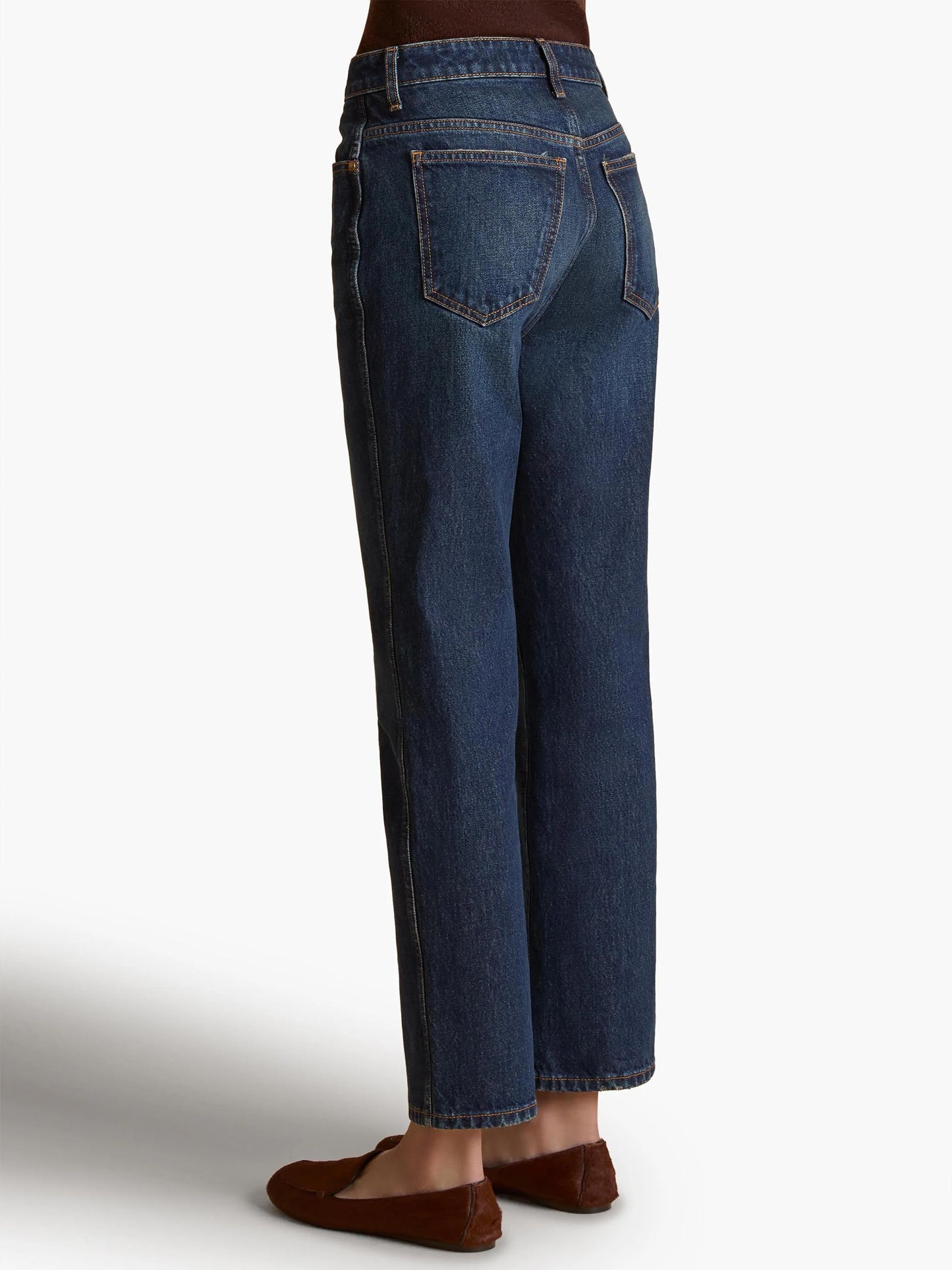 KHAITE - High-Rise Straight Jeans Abigail für Damen