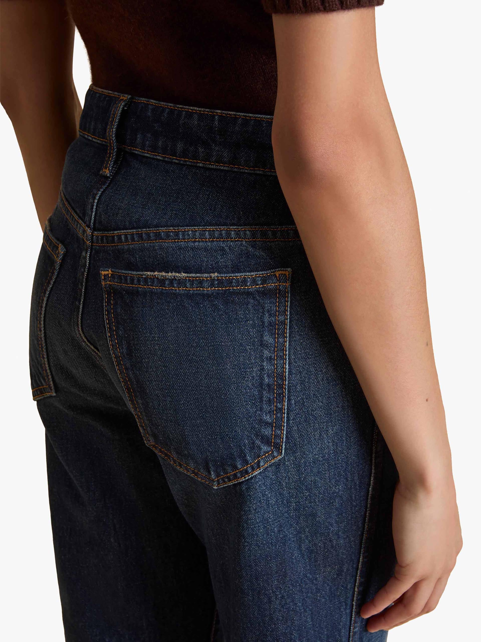 KHAITE - High-Rise Straight Jeans Abigail für Damen