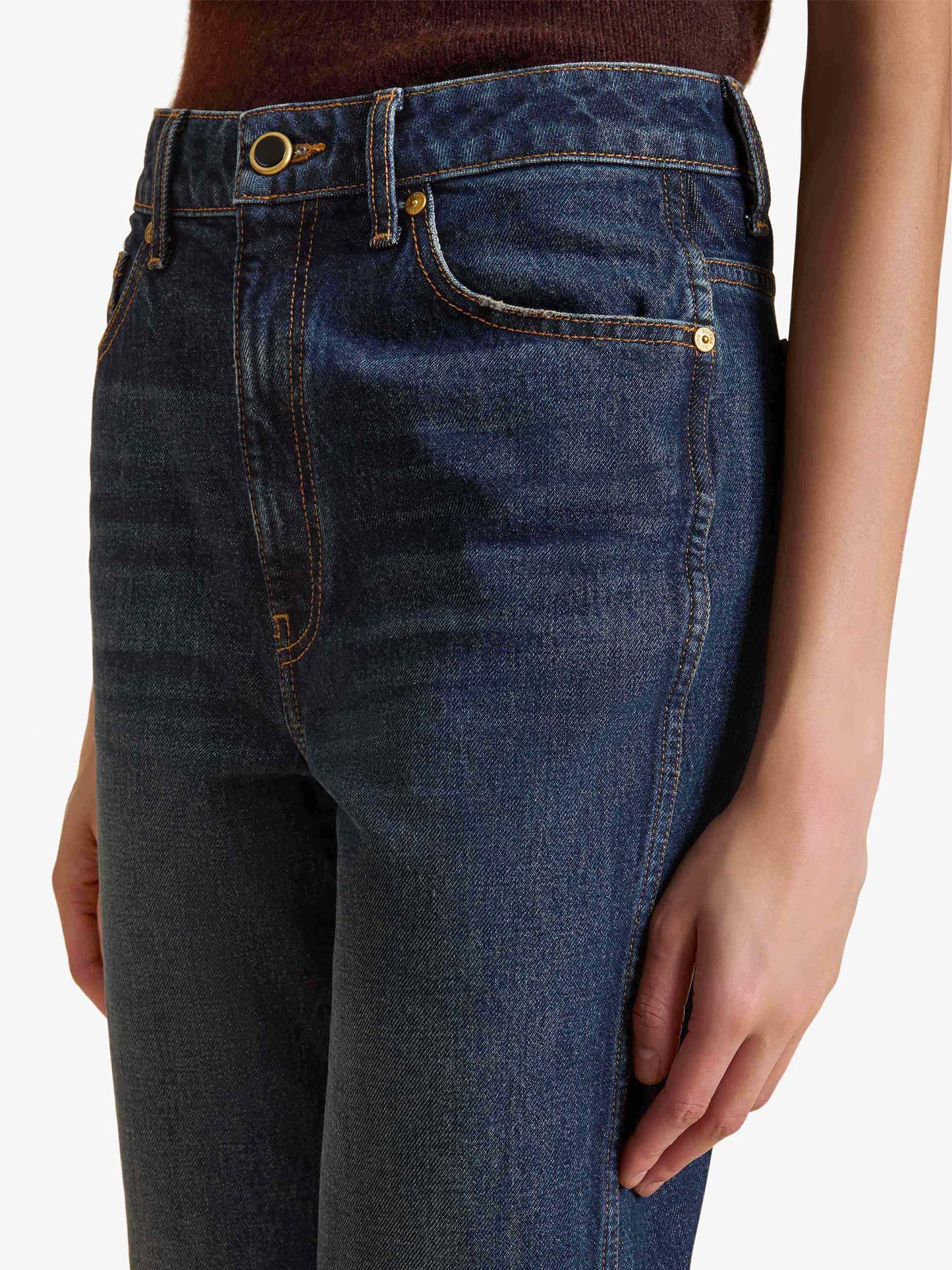 KHAITE - High-Rise Straight Jeans Abigail für Damen