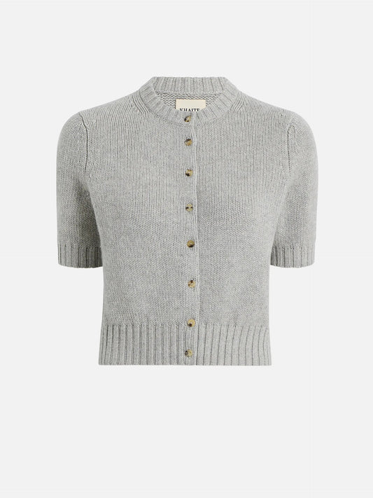 KHAITE - Kurzarm-Cardigan Nora aus Kaschmir für Damen