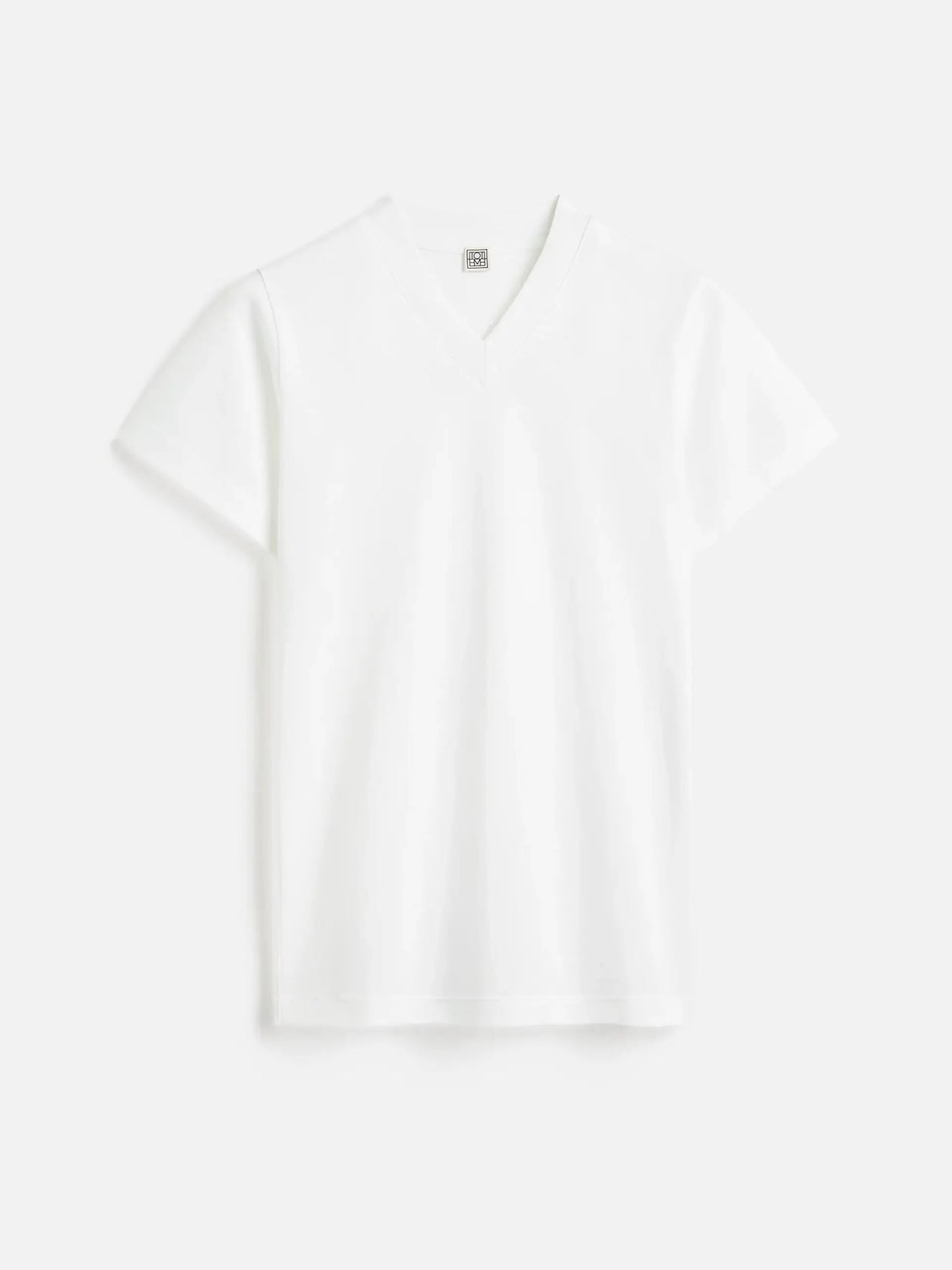 Toteme – T-Shirt mit V-Ausschnitt für Damen Weiß - White