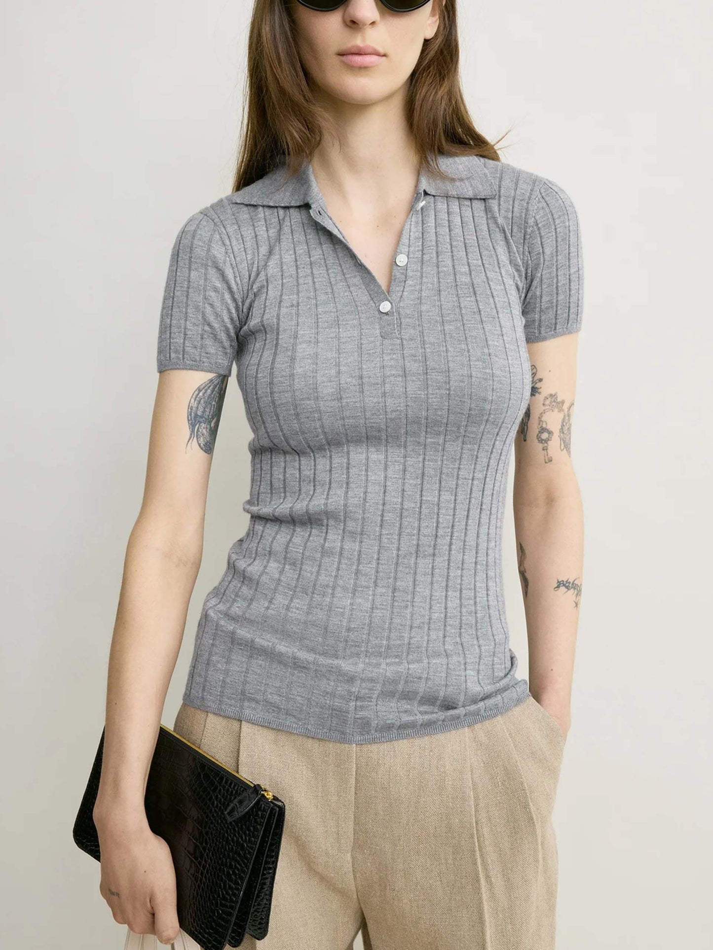 TOTEME - Strickpolo aus Kaschmir und Seide für Damen