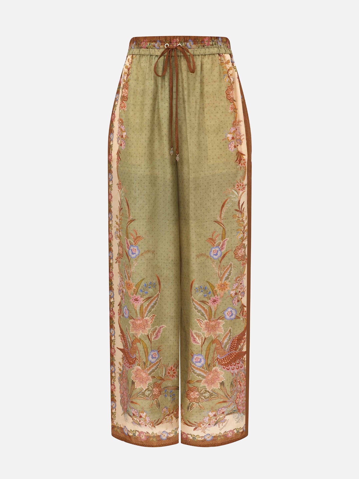 ZIMMERMANN - High-Waist Hose Indra aus Seide für Damen