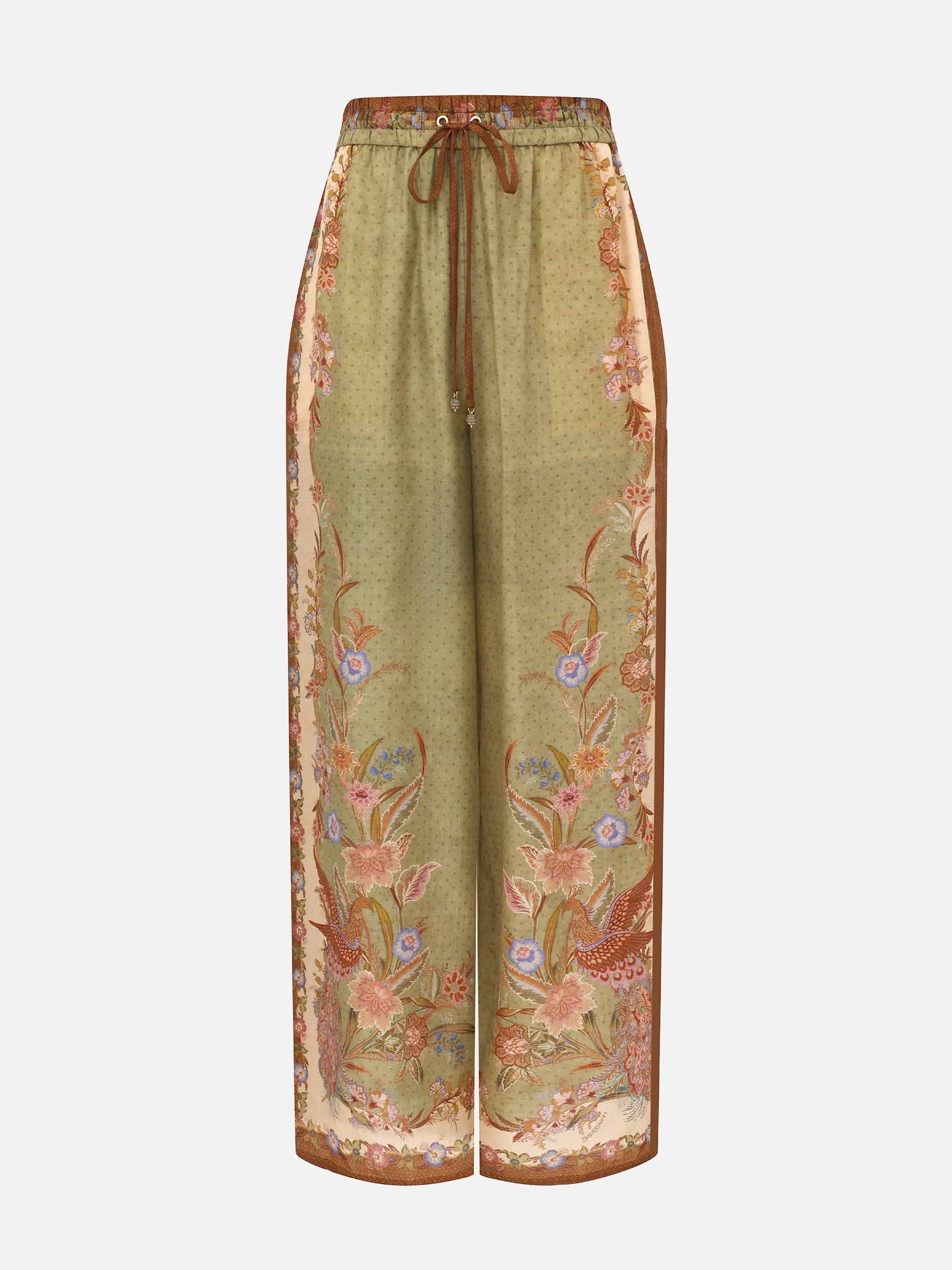 ZIMMERMANN - High-Waist Hose Indra aus Seide für Damen