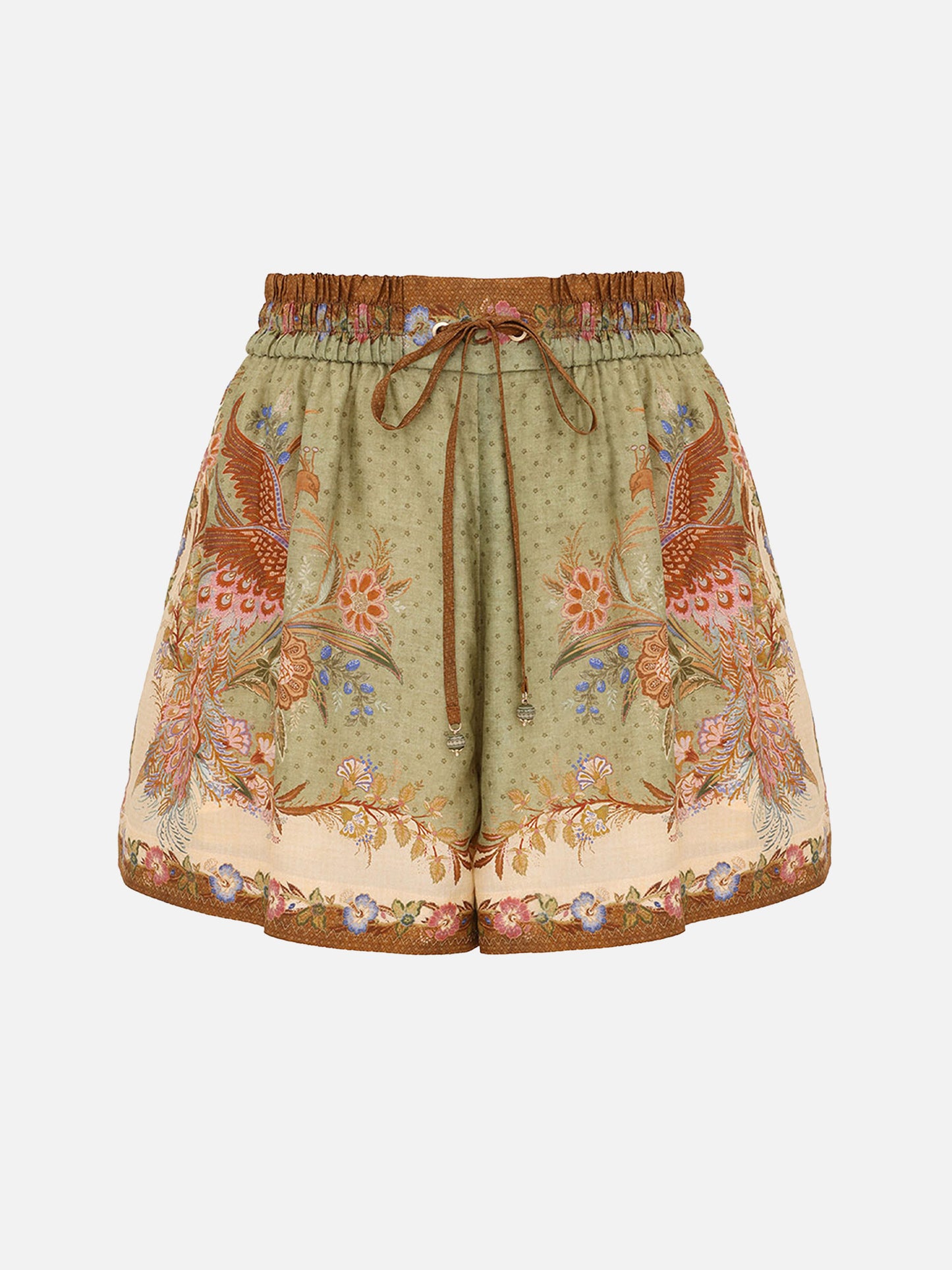 ZIMMERMANN - High-Waist Shorts Indra aus Seide für Damen