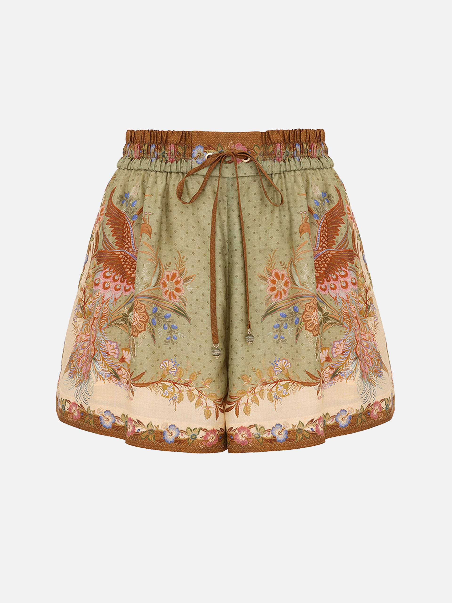 ZIMMERMANN - High-Waist Shorts Indra aus Seide für Damen
