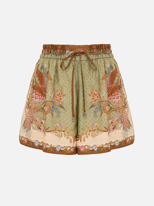 ZIMMERMANN - High-Waist Shorts Indra aus Seide für Damen
