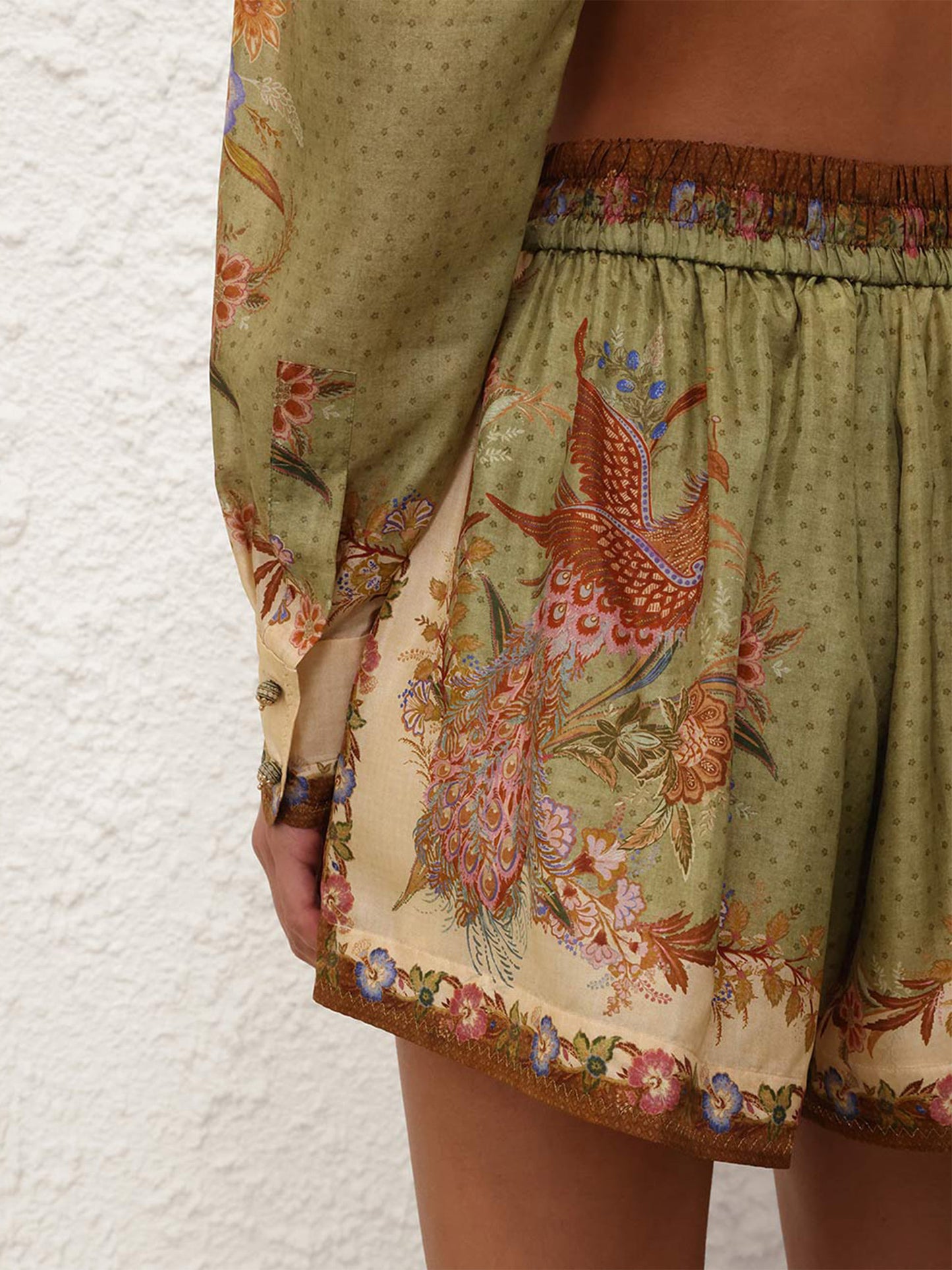 ZIMMERMANN - High-Waist Shorts Indra aus Seide für Damen