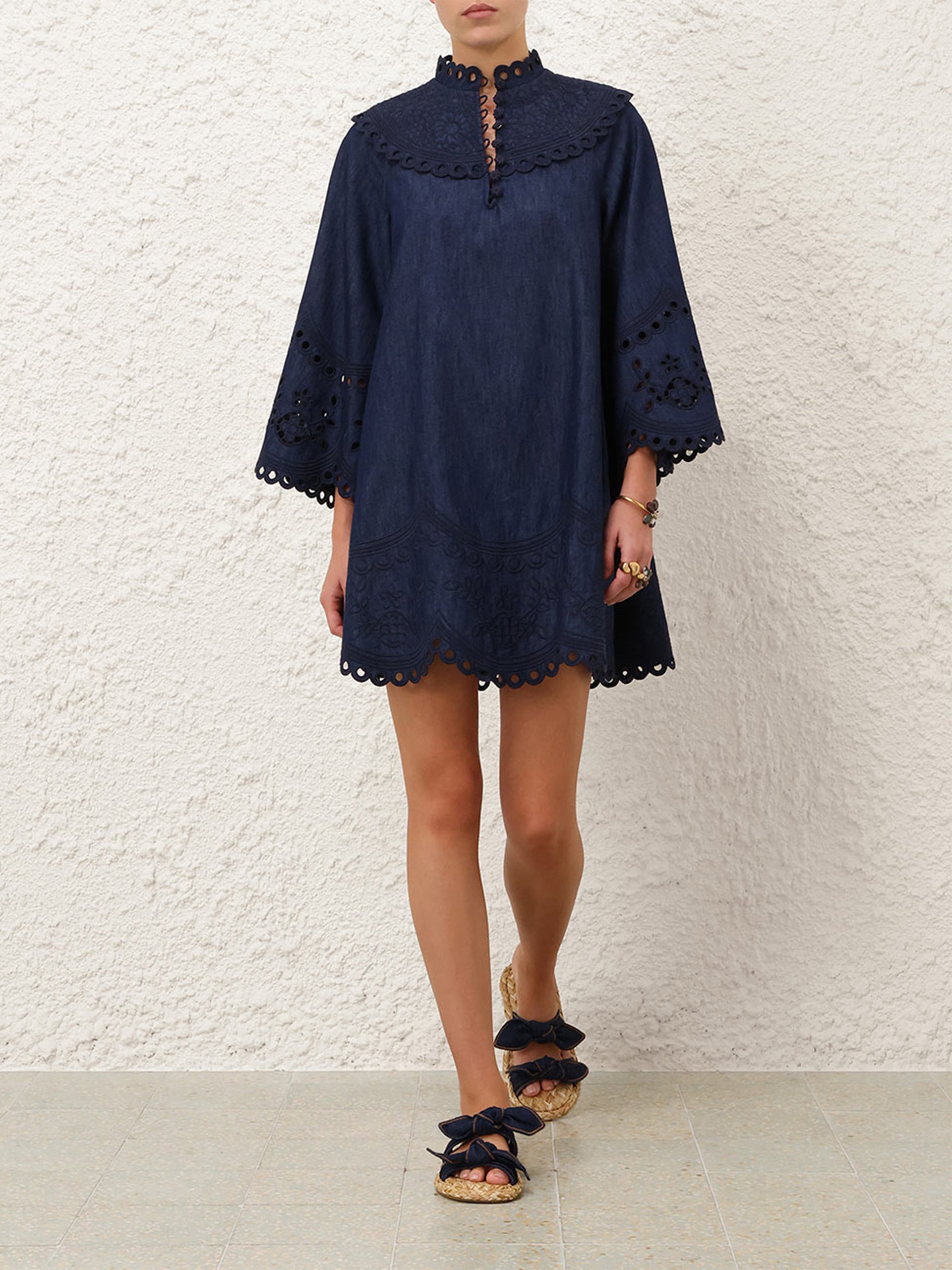 ZIMMERMANN - Mini-Jeanskleid Mahon für Damen