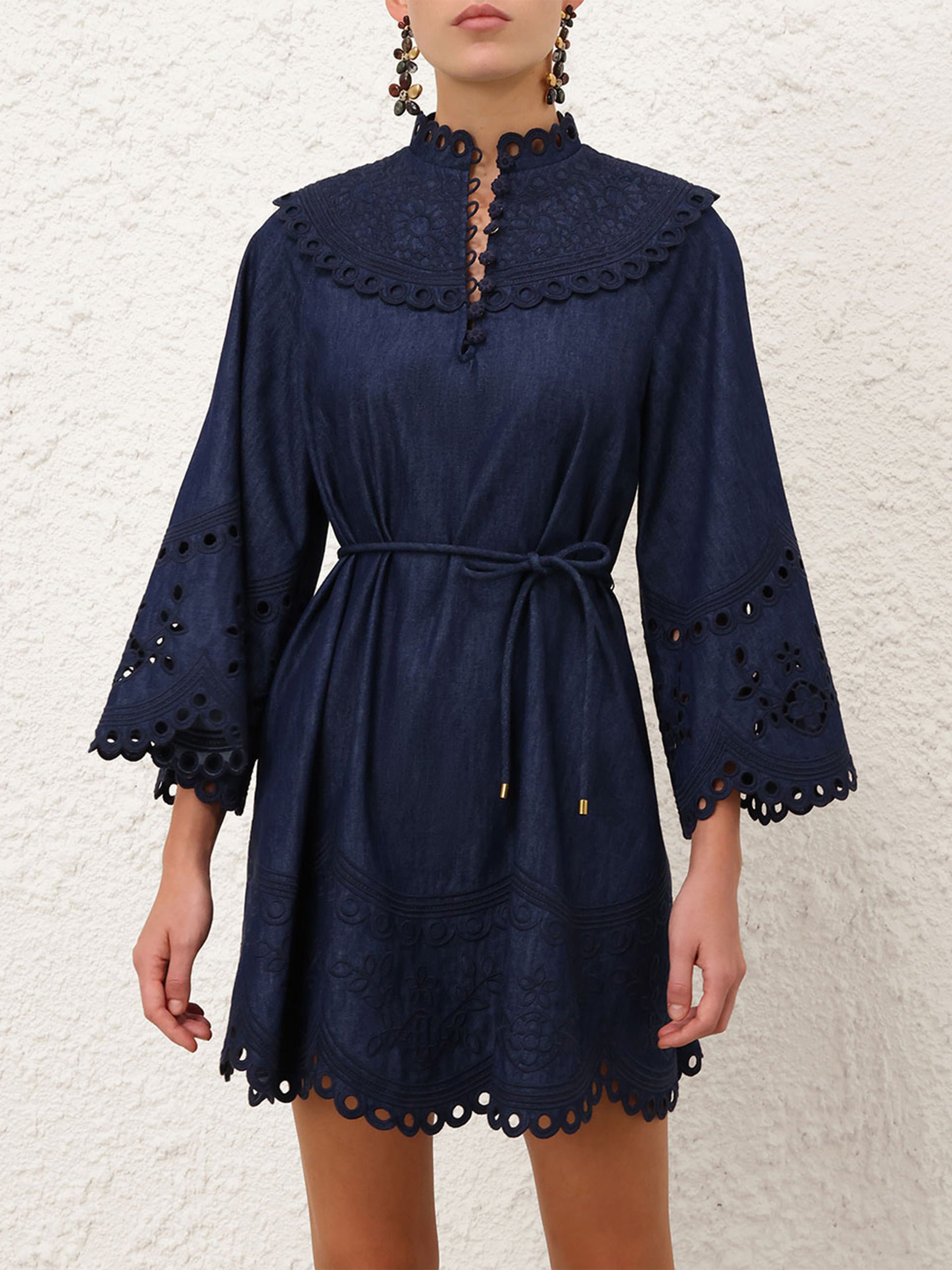ZIMMERMANN - Mini-Jeanskleid Mahon für Damen