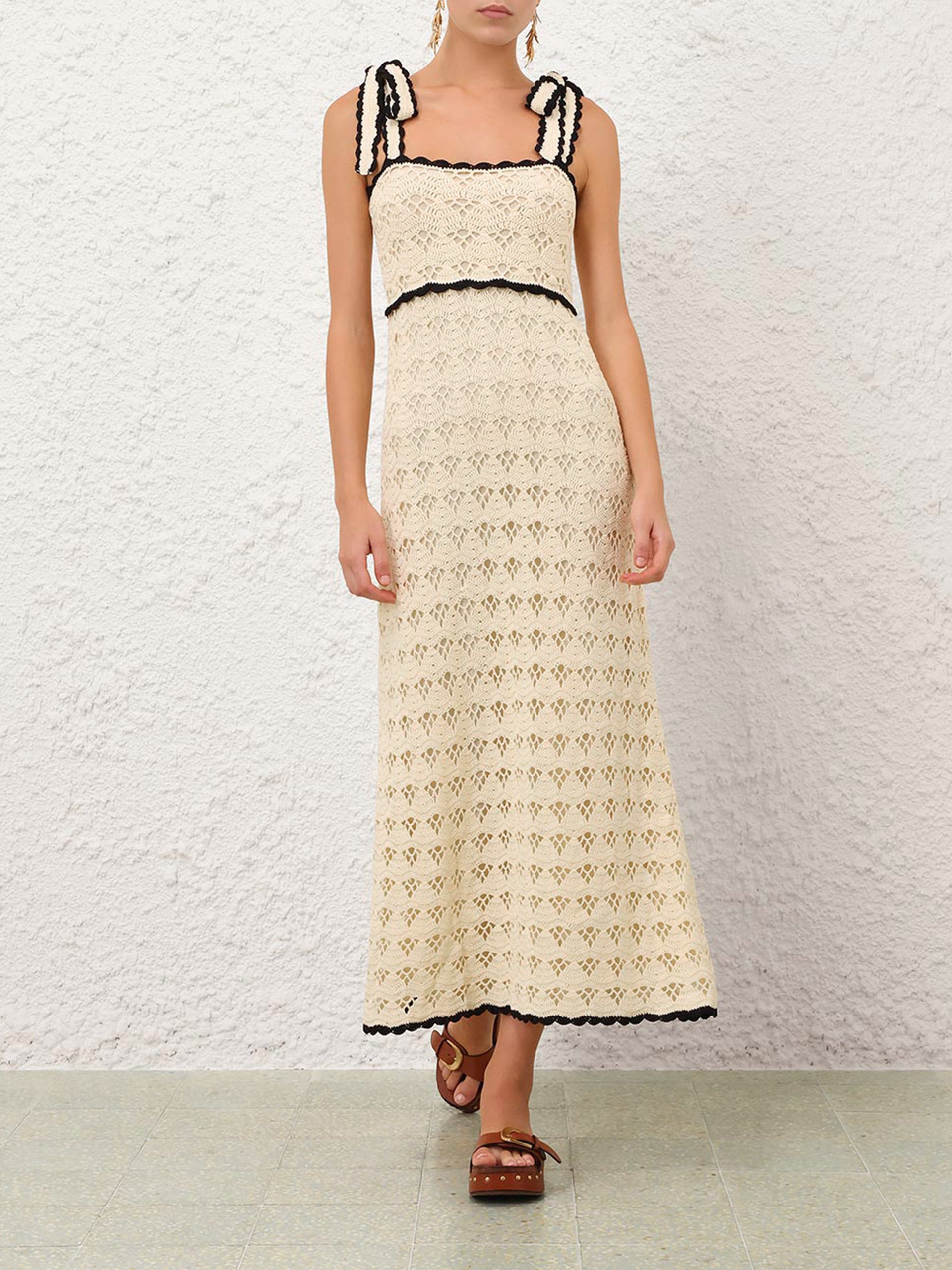 ZIMMERMANN - Häkelkleid Aster aus Baumwolle für Damen