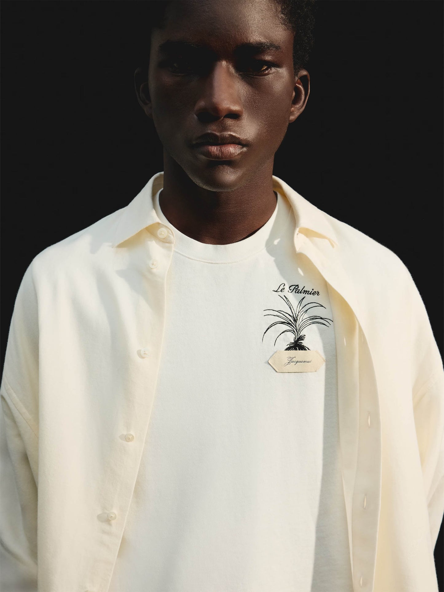 JACQUEMUS - T-Shirt Palmier aus Baumwolle für Herren