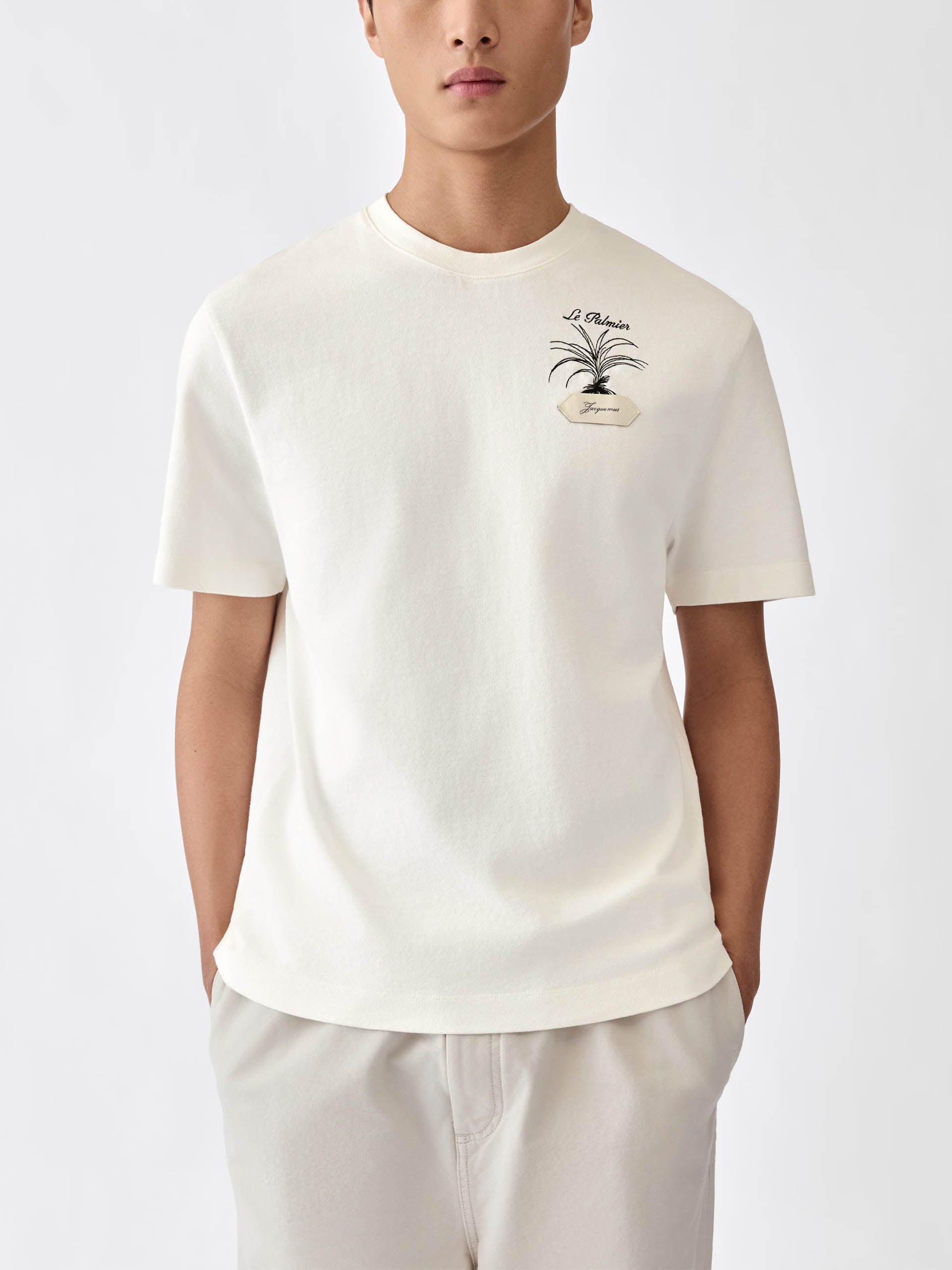 JACQUEMUS - T-Shirt Palmier aus Baumwolle für Herren