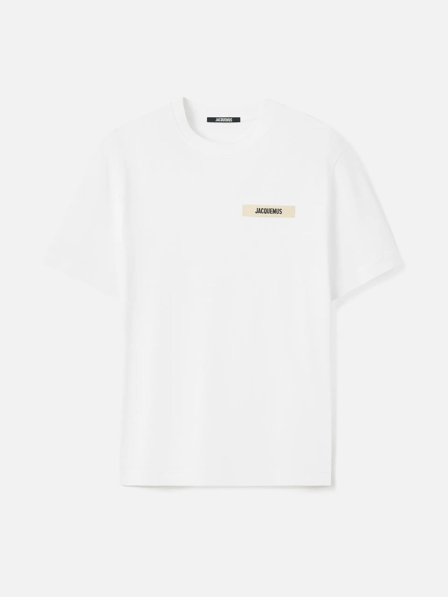 Jacquemus – T-Shirt Gros Grain aus Baumwolle für Herren Weiß - White