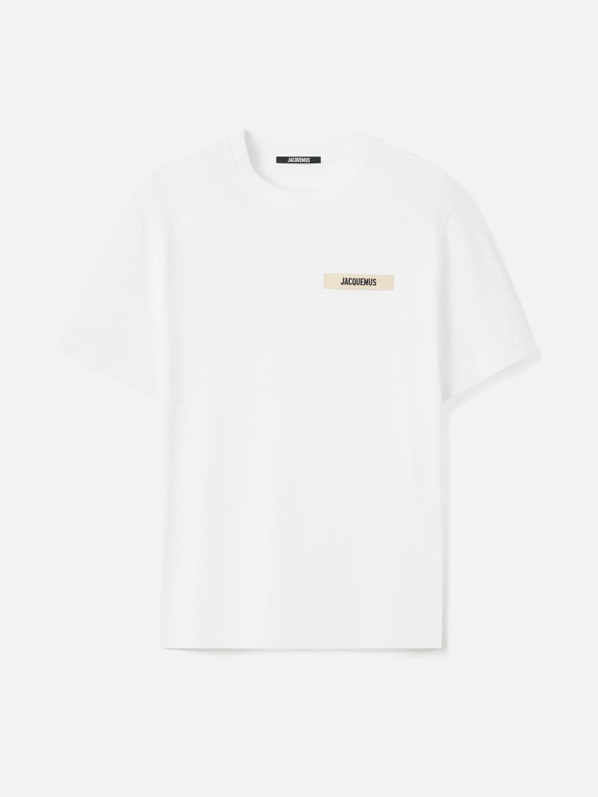 Jacquemus – T-Shirt Gros Grain aus Baumwolle für Herren Weiß - White