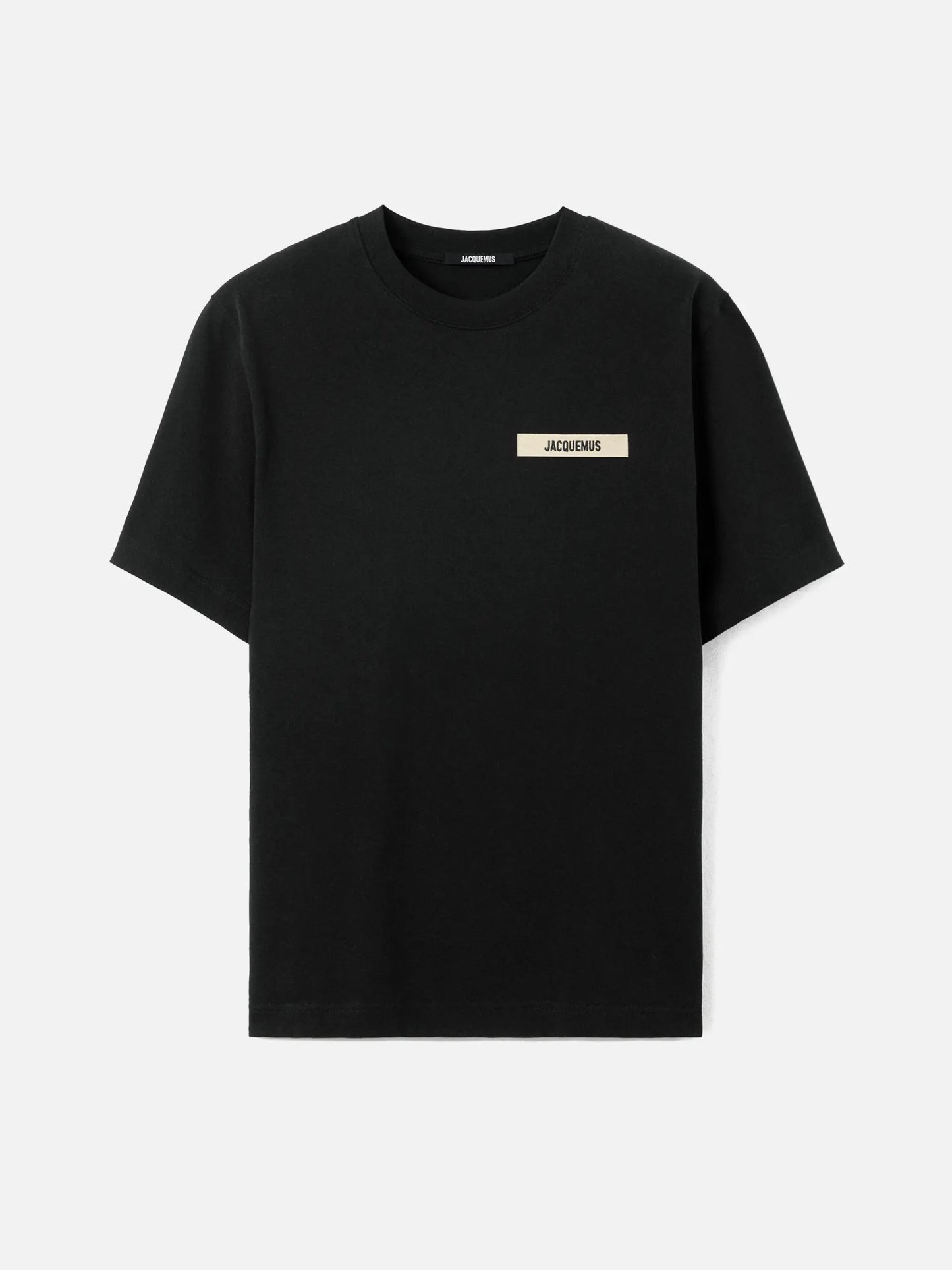 Jacquemus – T-Shirt Gros Grain aus Baumwolle für Herren Schwarz - Black