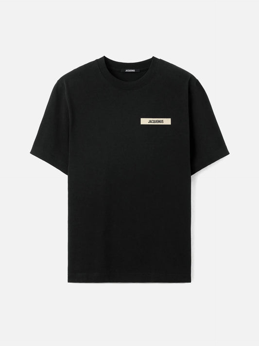 Jacquemus – T-Shirt Gros Grain aus Baumwolle für Herren Schwarz - Black