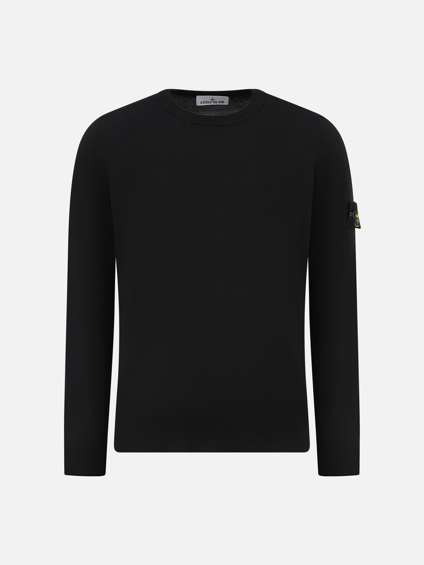 STONE ISLAND - Rundhalspullover mit Kompass-Patch für Herren