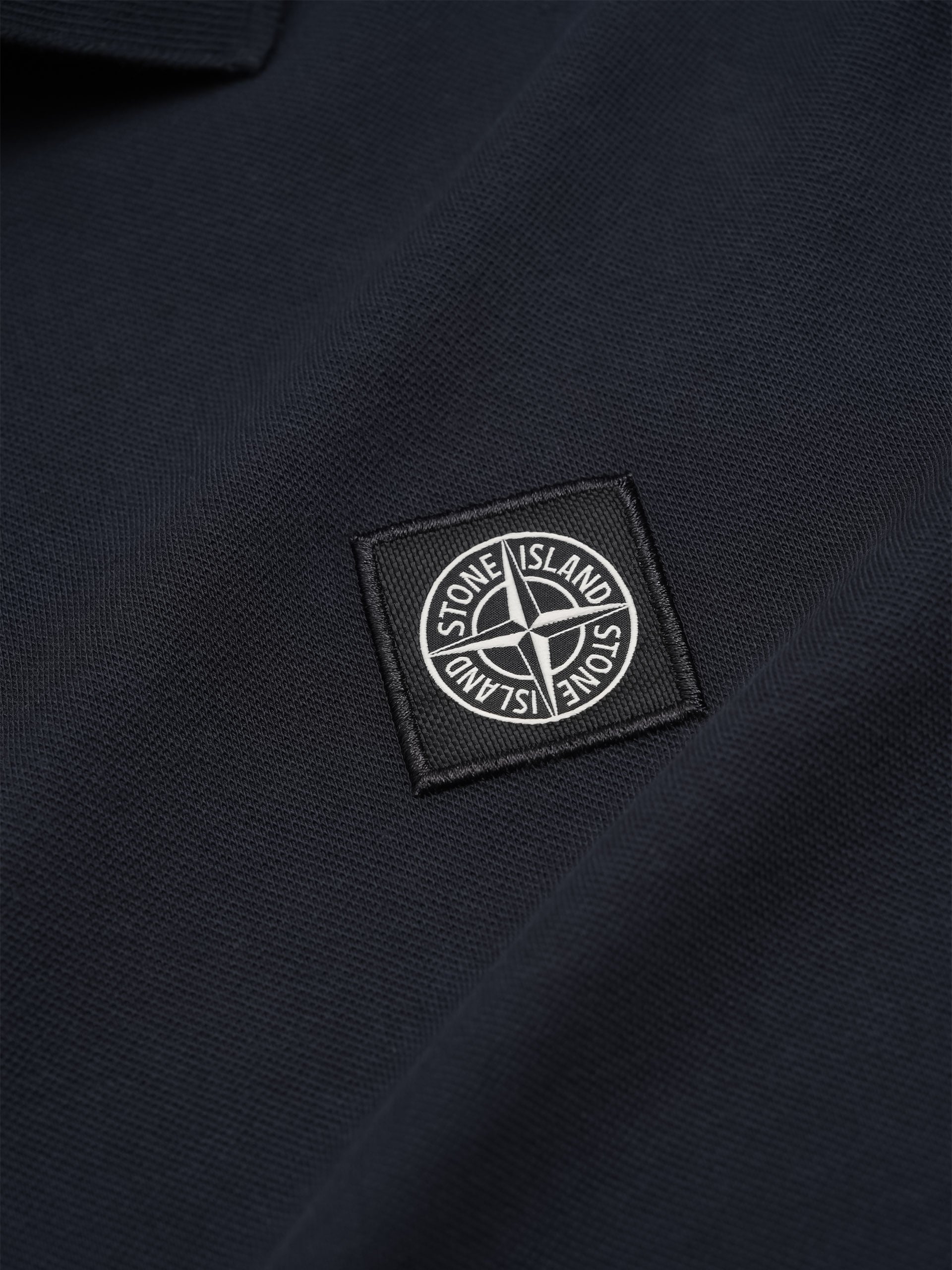 Stone Island – Poloshirt mit Kompass-Patch für Herren Navyblau - Navy blue