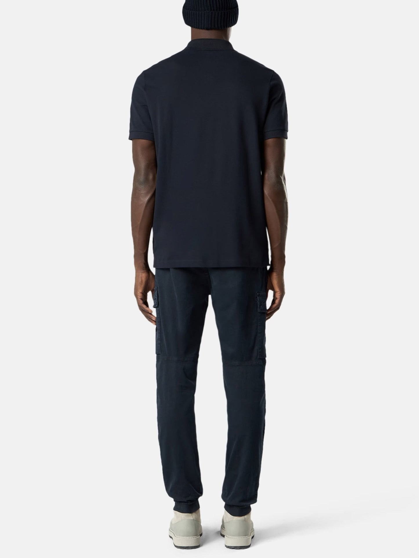 Stone Island – Poloshirt mit Kompass-Patch für Herren Navyblau - Navy blue