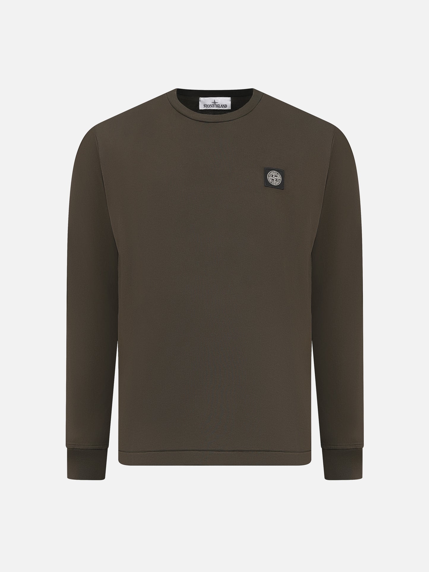 STONE ISLAND - Longsleeve-T-Shirt mit Kompass-Patch für Herren