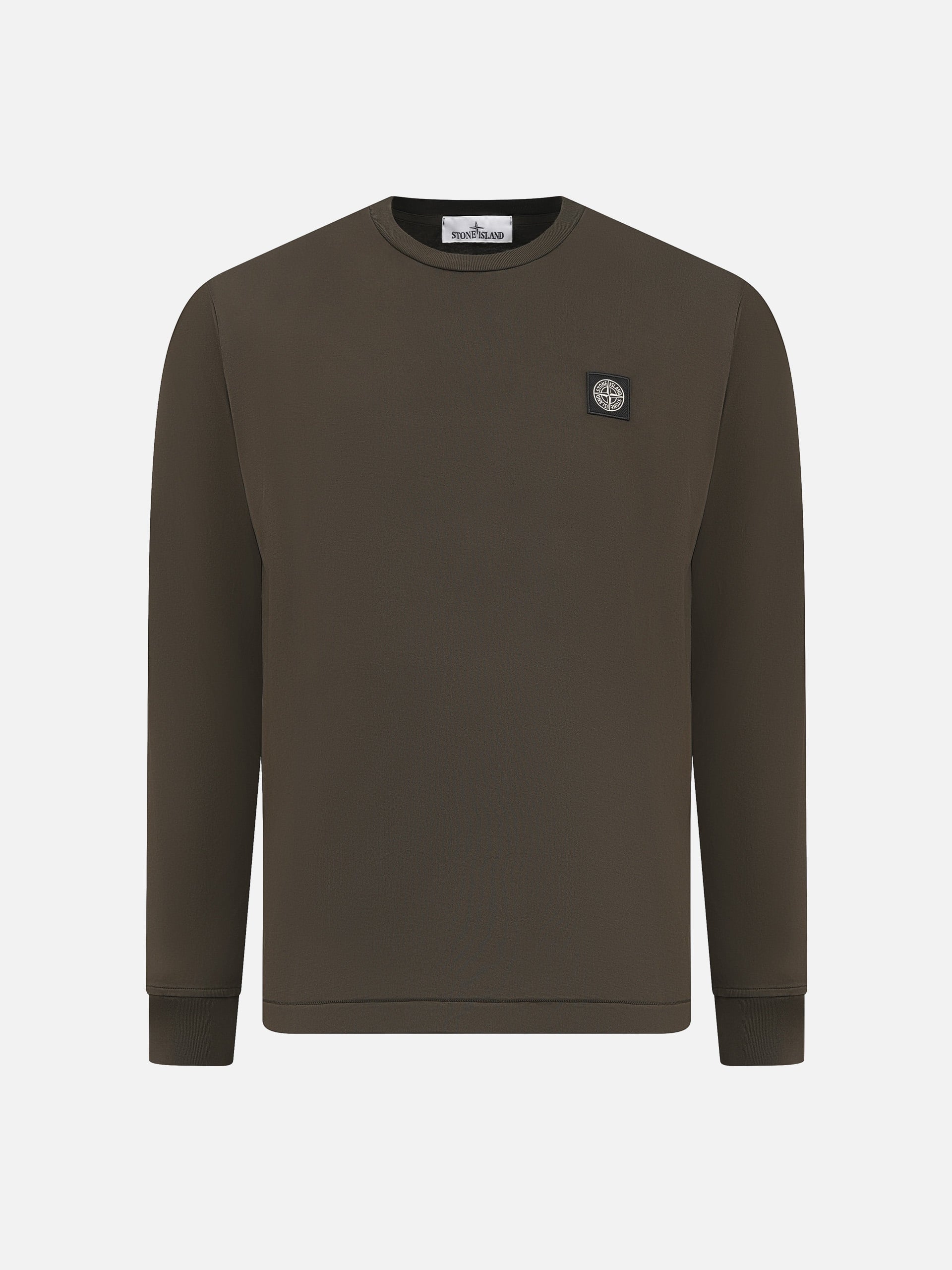 STONE ISLAND - Longsleeve-T-Shirt mit Kompass-Patch für Herren