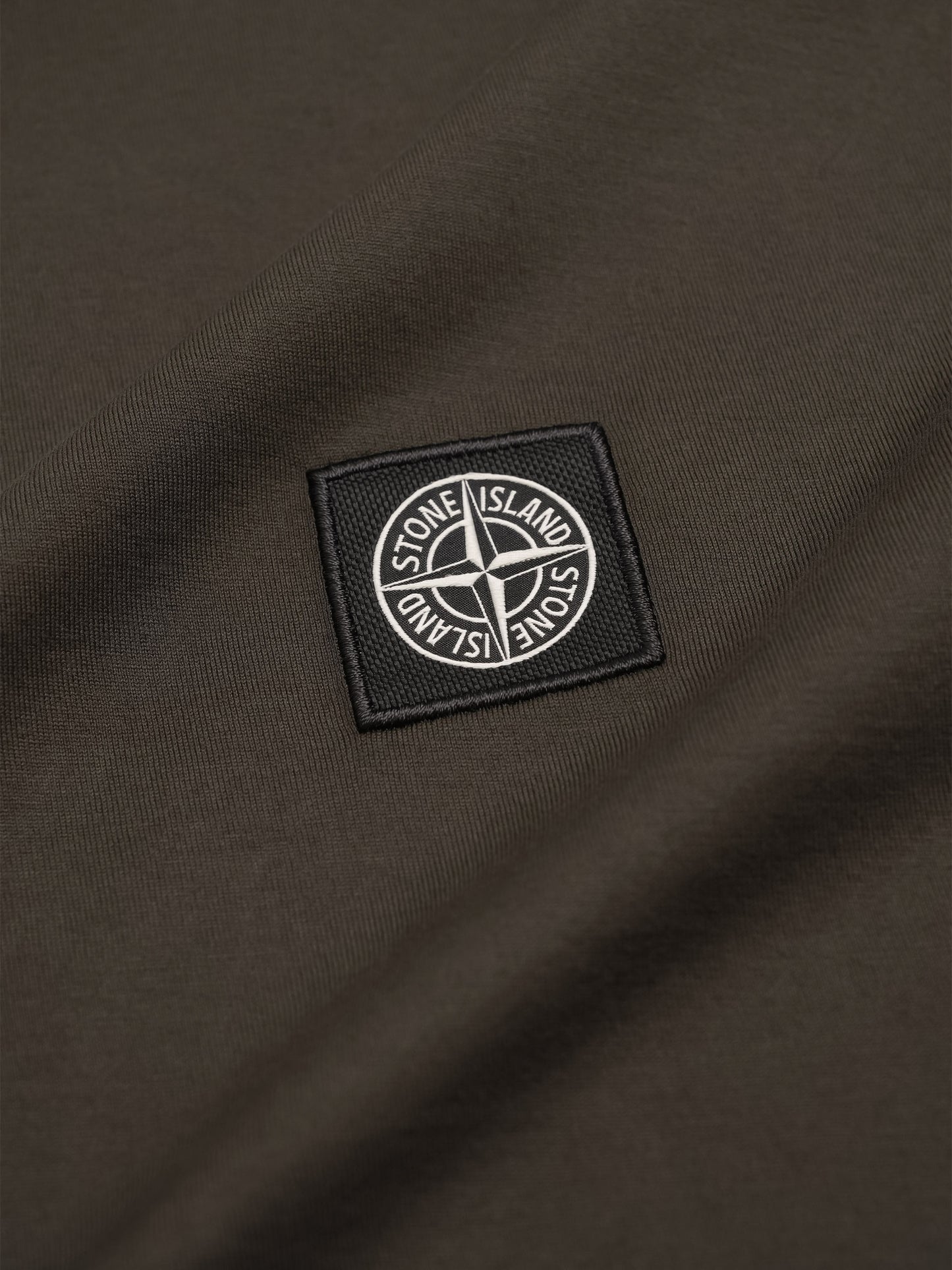 STONE ISLAND - Basic-T-Shirt mit Kompass-Patch für Herren