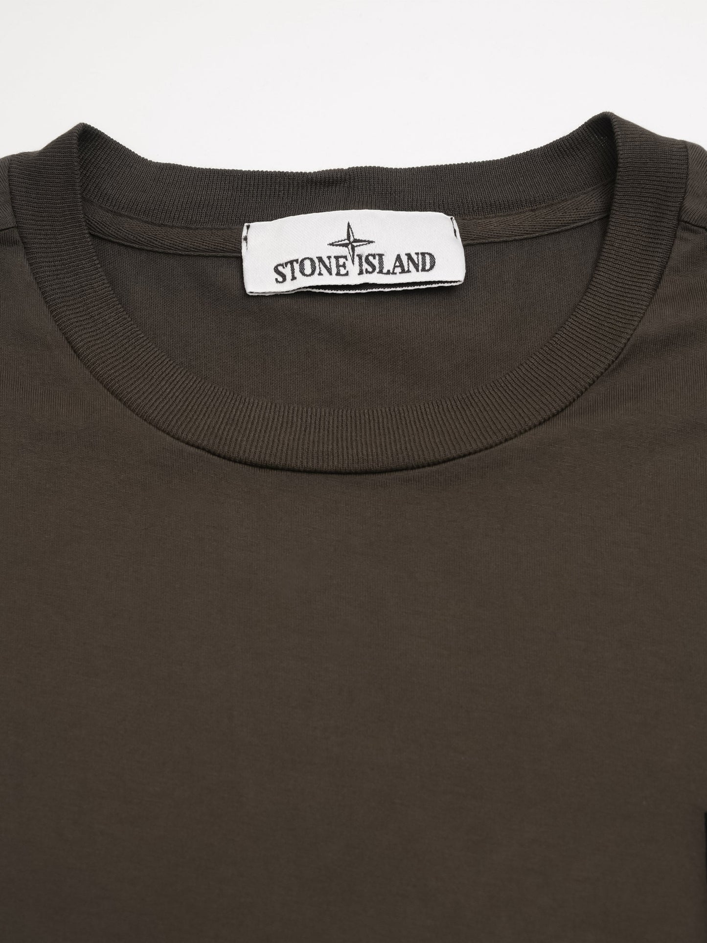 STONE ISLAND - Longsleeve-T-Shirt mit Kompass-Patch für Herren