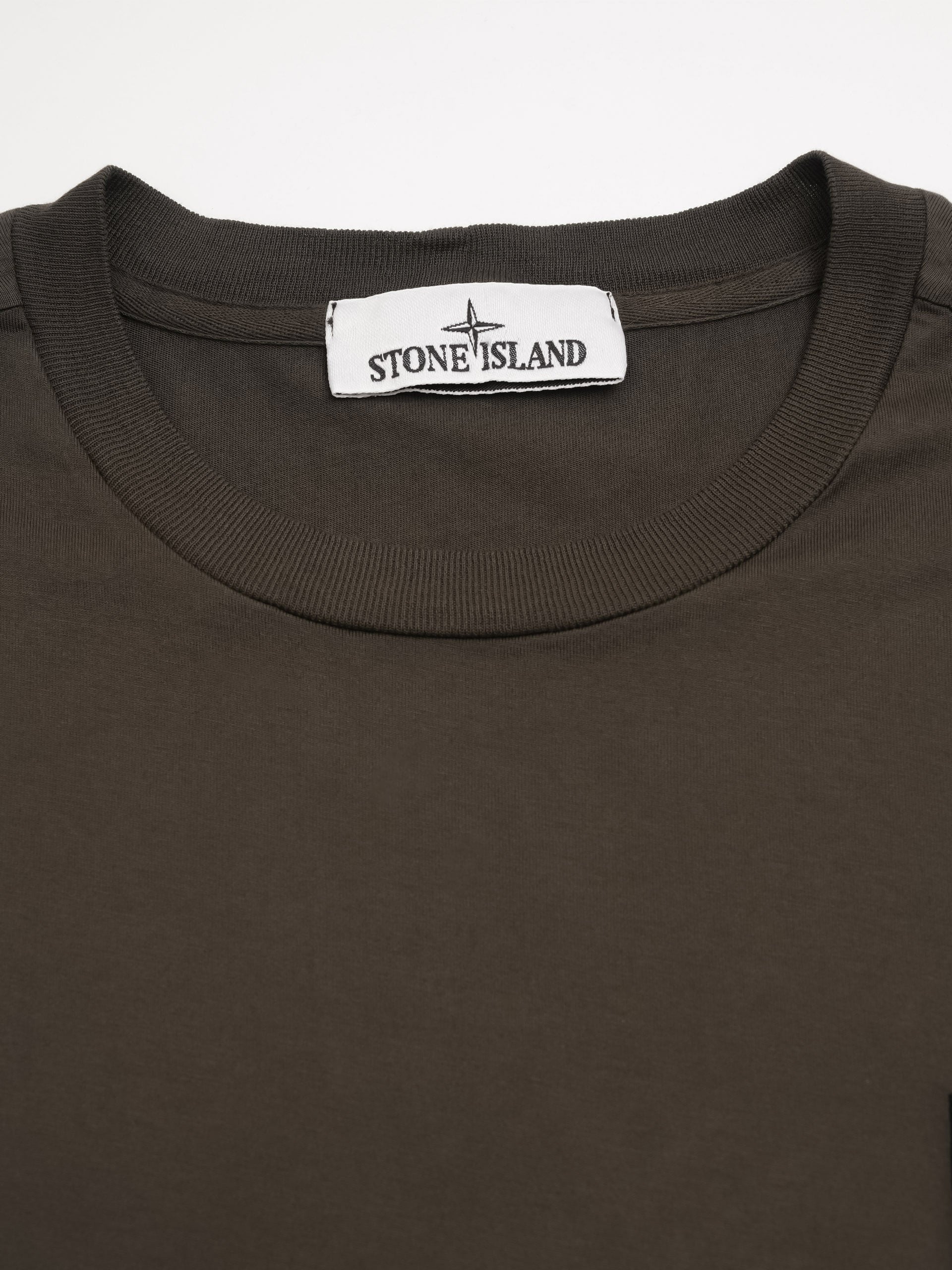 STONE ISLAND - Longsleeve-T-Shirt mit Kompass-Patch für Herren