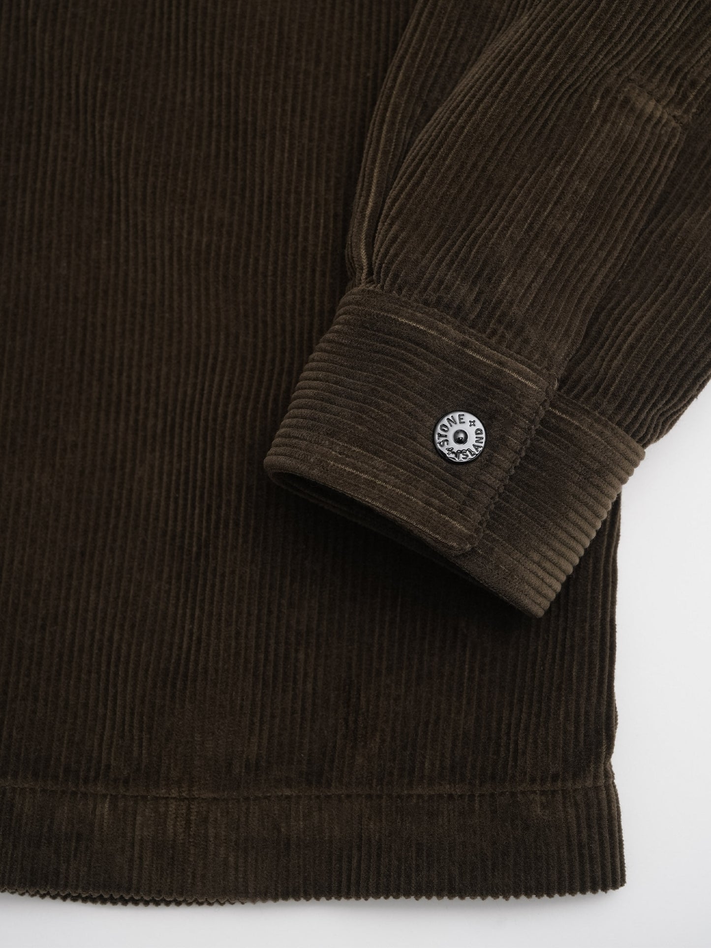 STONE ISLAND - Cord-Overshirt mit Kompass-Patch für Herren