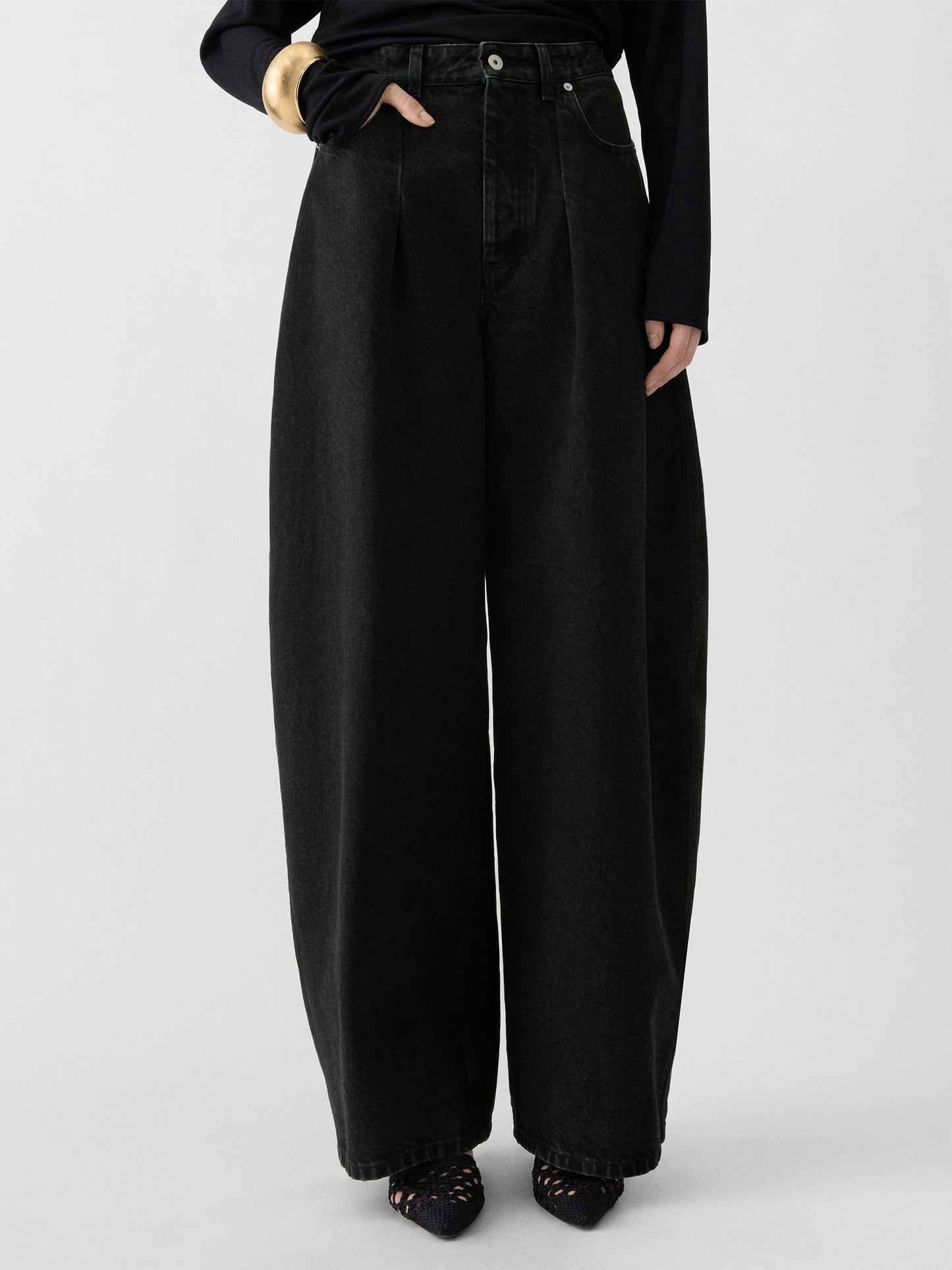 JACQUEMUS - High-Rise Barrel-Jeans Ovalo für Damen