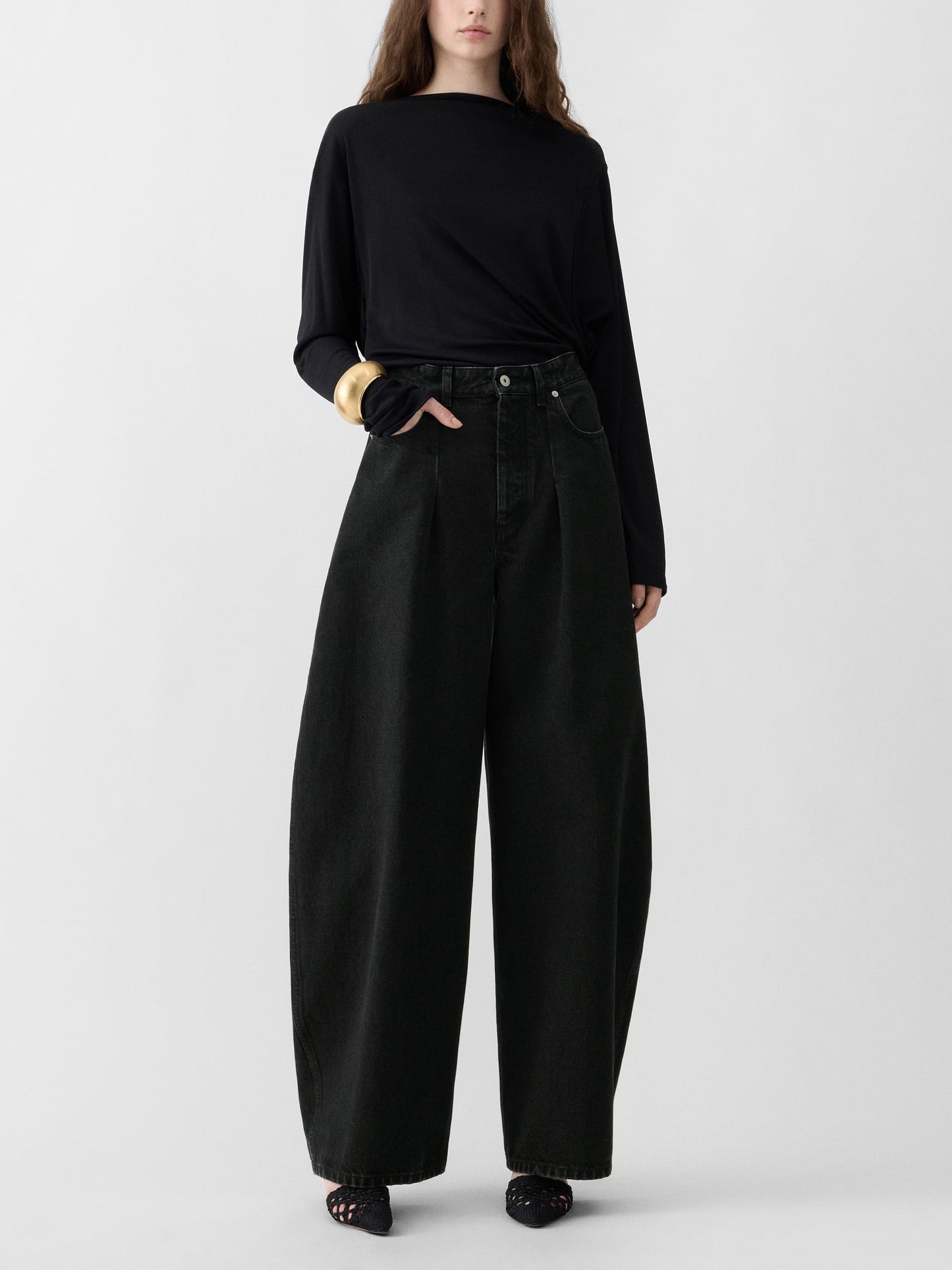 JACQUEMUS - High-Rise Barrel-Jeans Ovalo für Damen