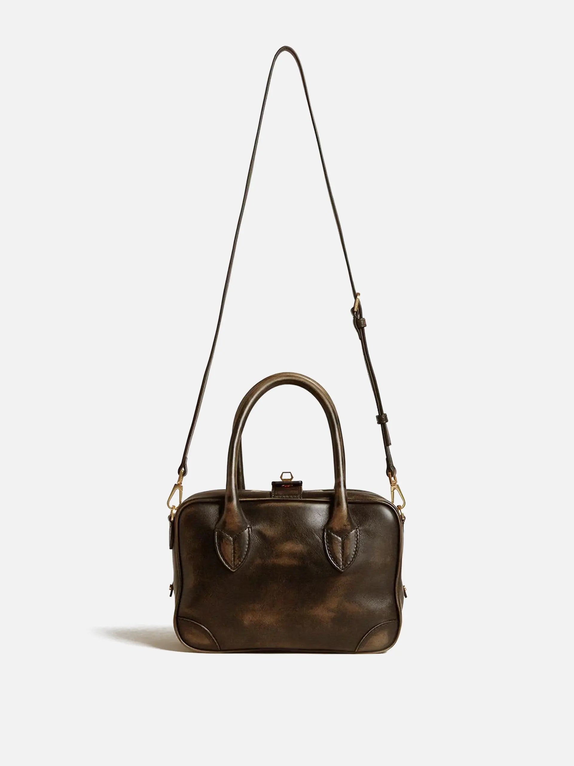 GOLDEN GOOSE - Tote Bag Vita aus Distressed-Leder